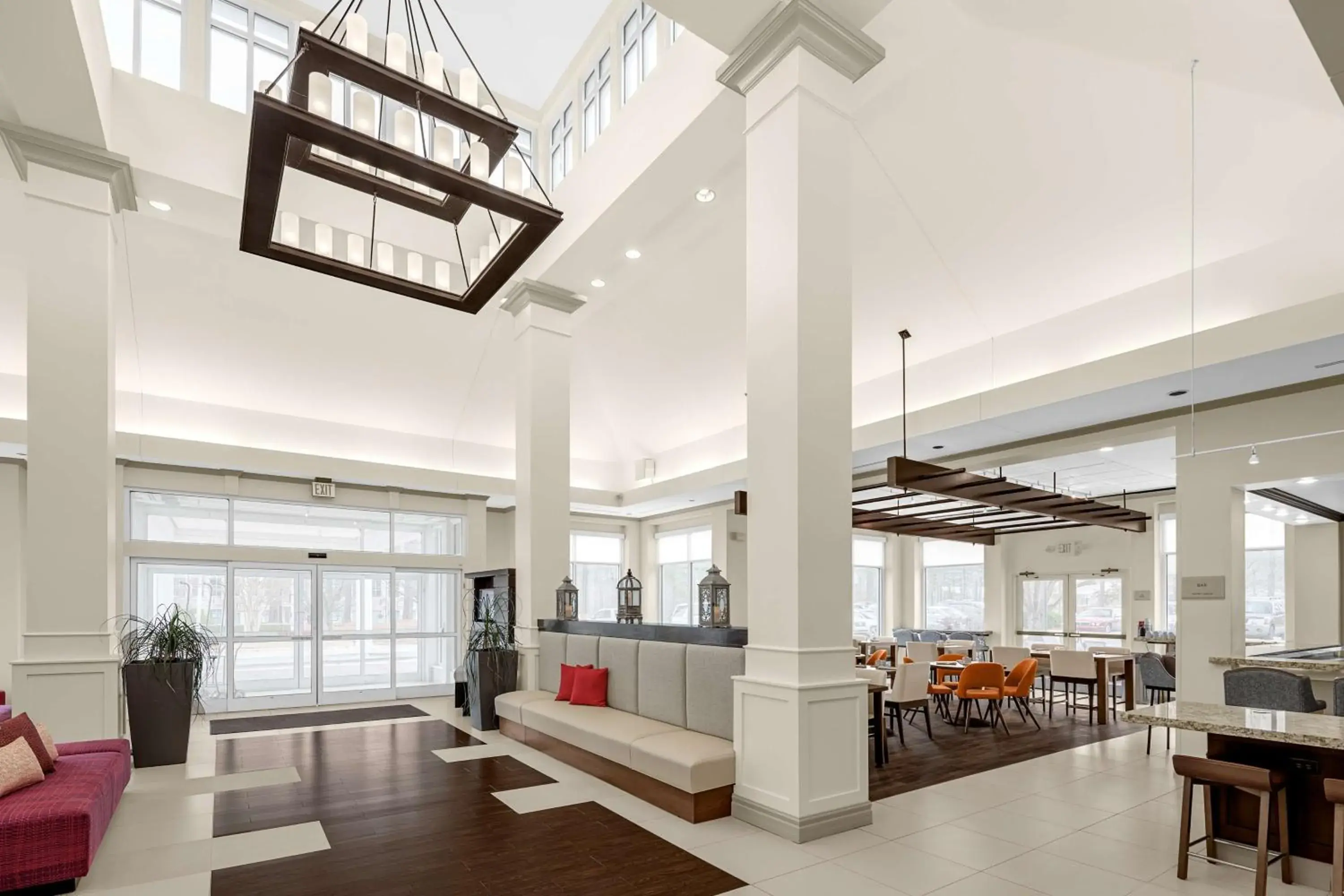 Lobby or reception in Hilton Garden Inn Raleigh Durham Airport Lobby or reception in Hilton Garden Inn Raleigh Durham Airport