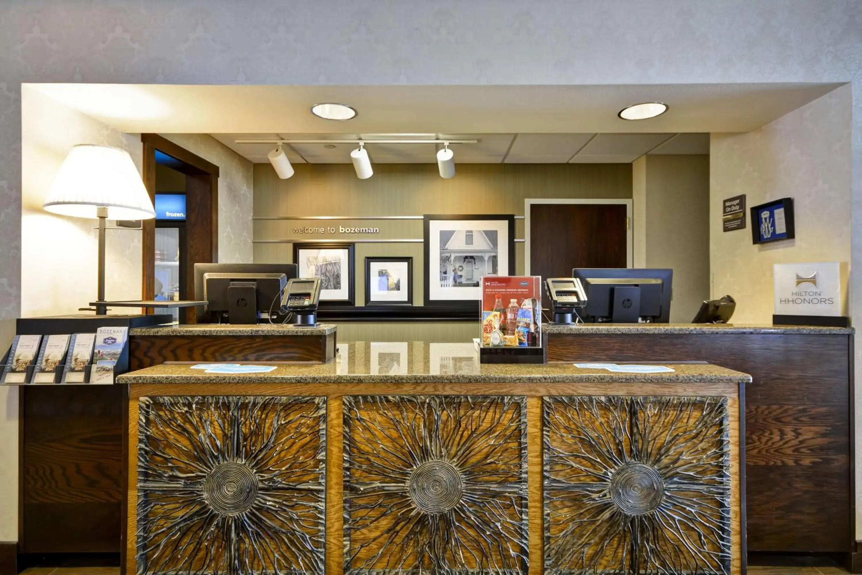 Lobby or reception in Hampton Inn Bozeman Lobby or reception in Hampton Inn Bozeman