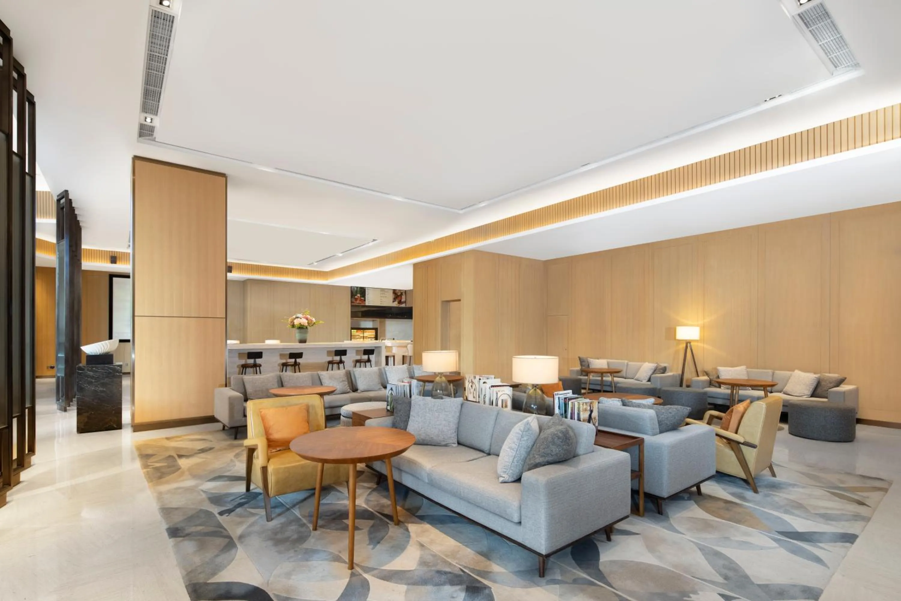 Lounge or bar in Hyatt House Shanghai Hongqiao CBD