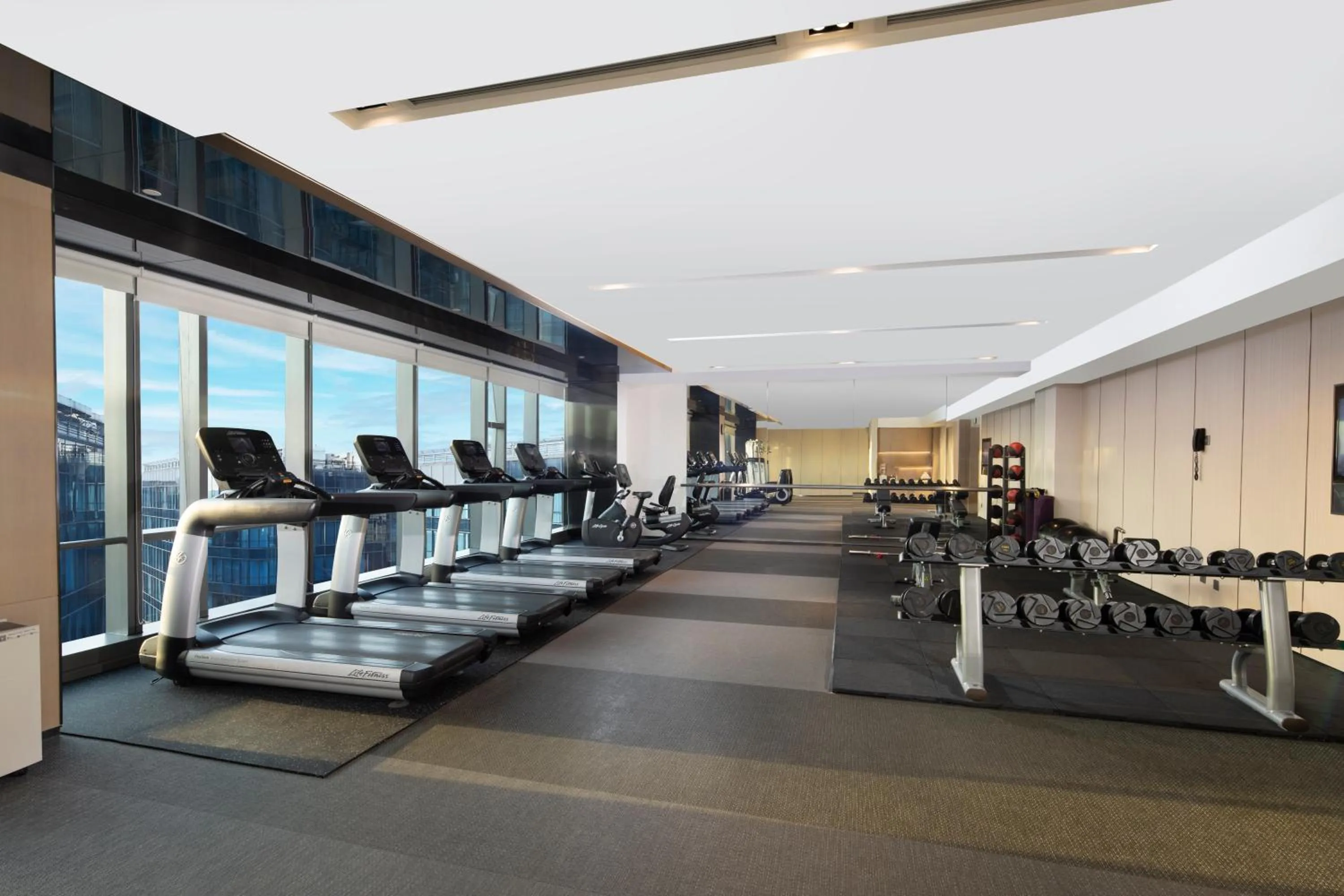 Fitness centre/facilities in Hyatt House Shanghai Hongqiao CBD
