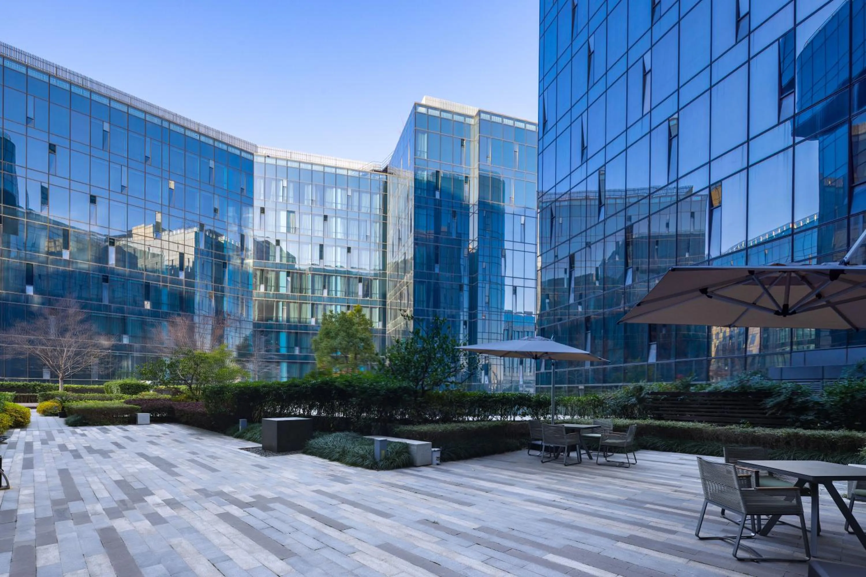 Garden in Hyatt House Shanghai Hongqiao CBD