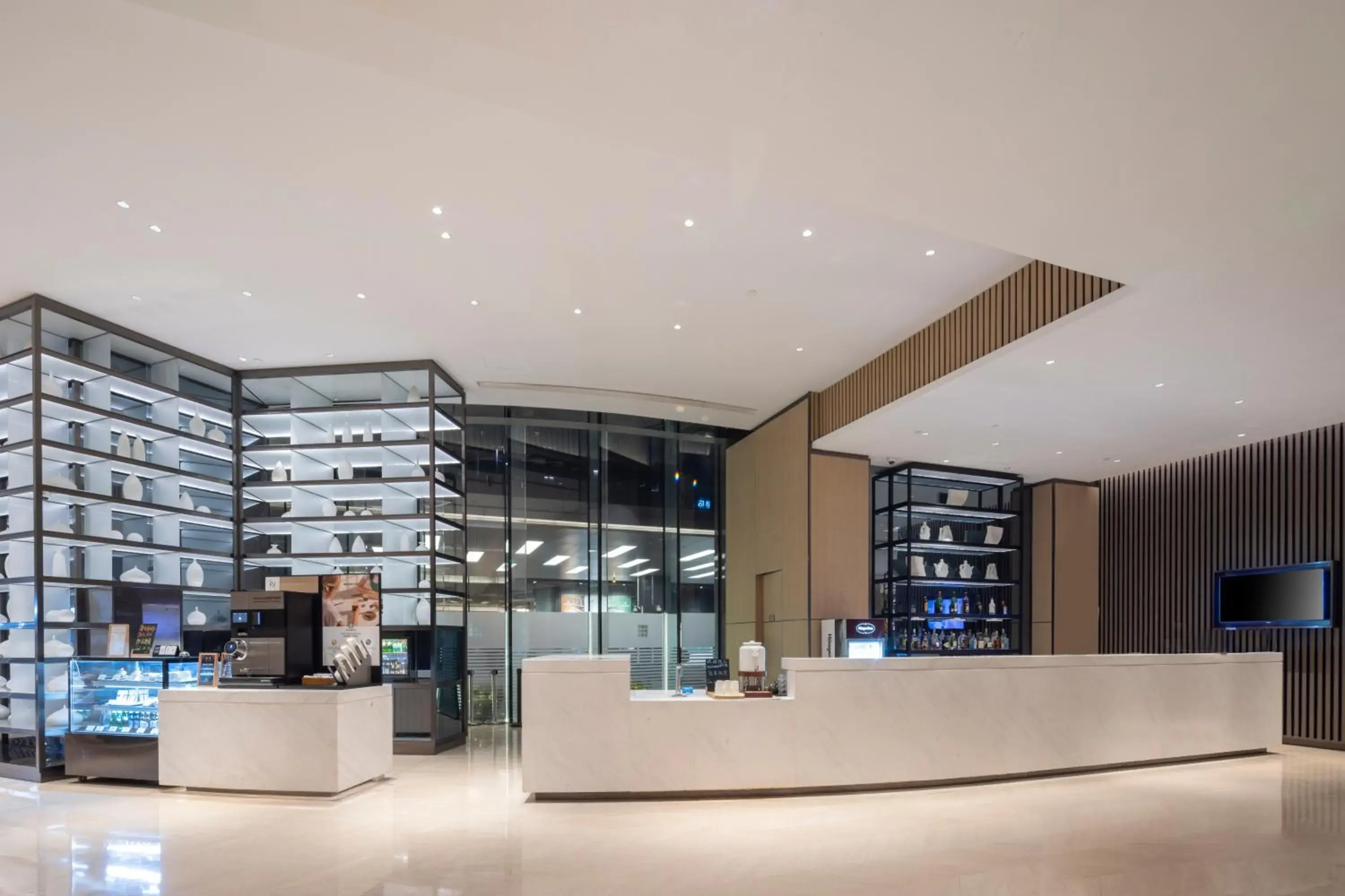 Lobby or reception in Hyatt House Shanghai Hongqiao CBD Lobby or reception in Hyatt House Shanghai Hongqiao CBD