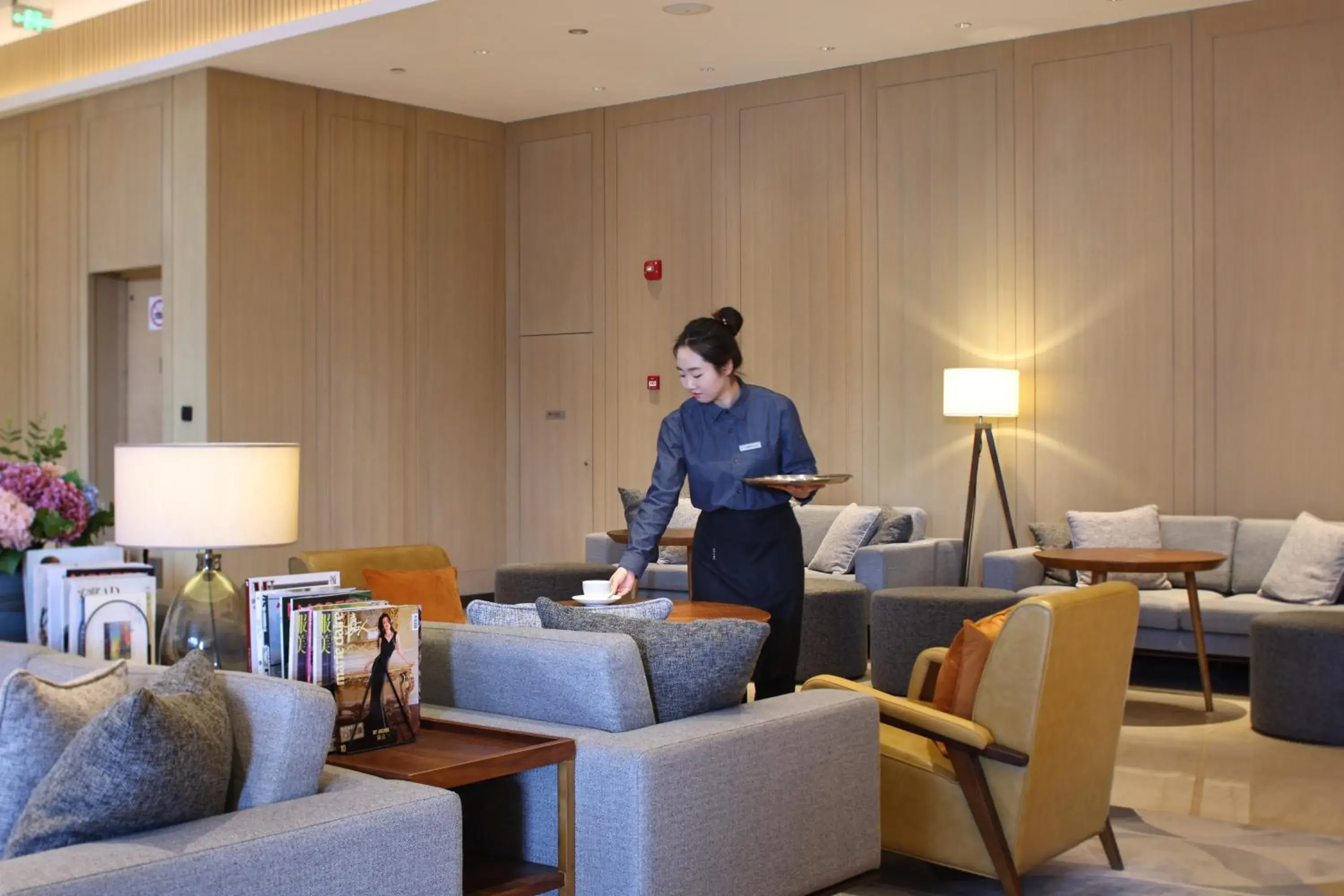 Lounge or bar in Hyatt House Shanghai Hongqiao CBD Lounge or bar in Hyatt House Shanghai Hongqiao CBD