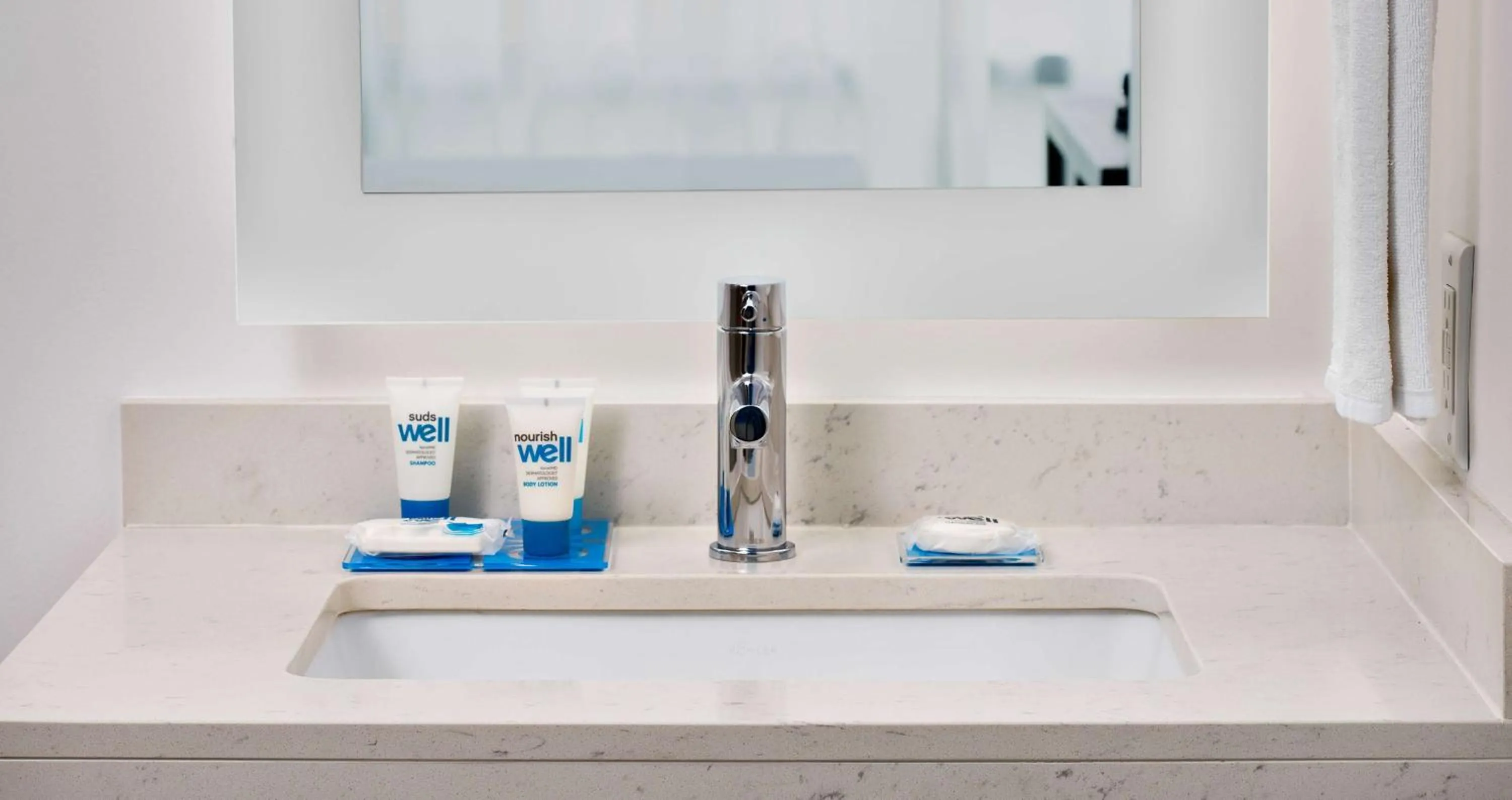 Bathroom in Hyatt House Washington DC/The Wharf