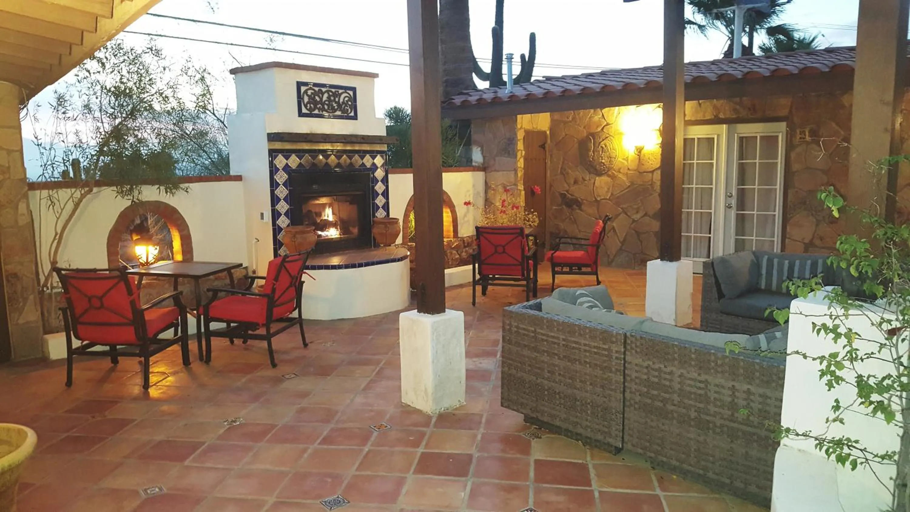 Patio in Tuscan Springs Hotel & Spa