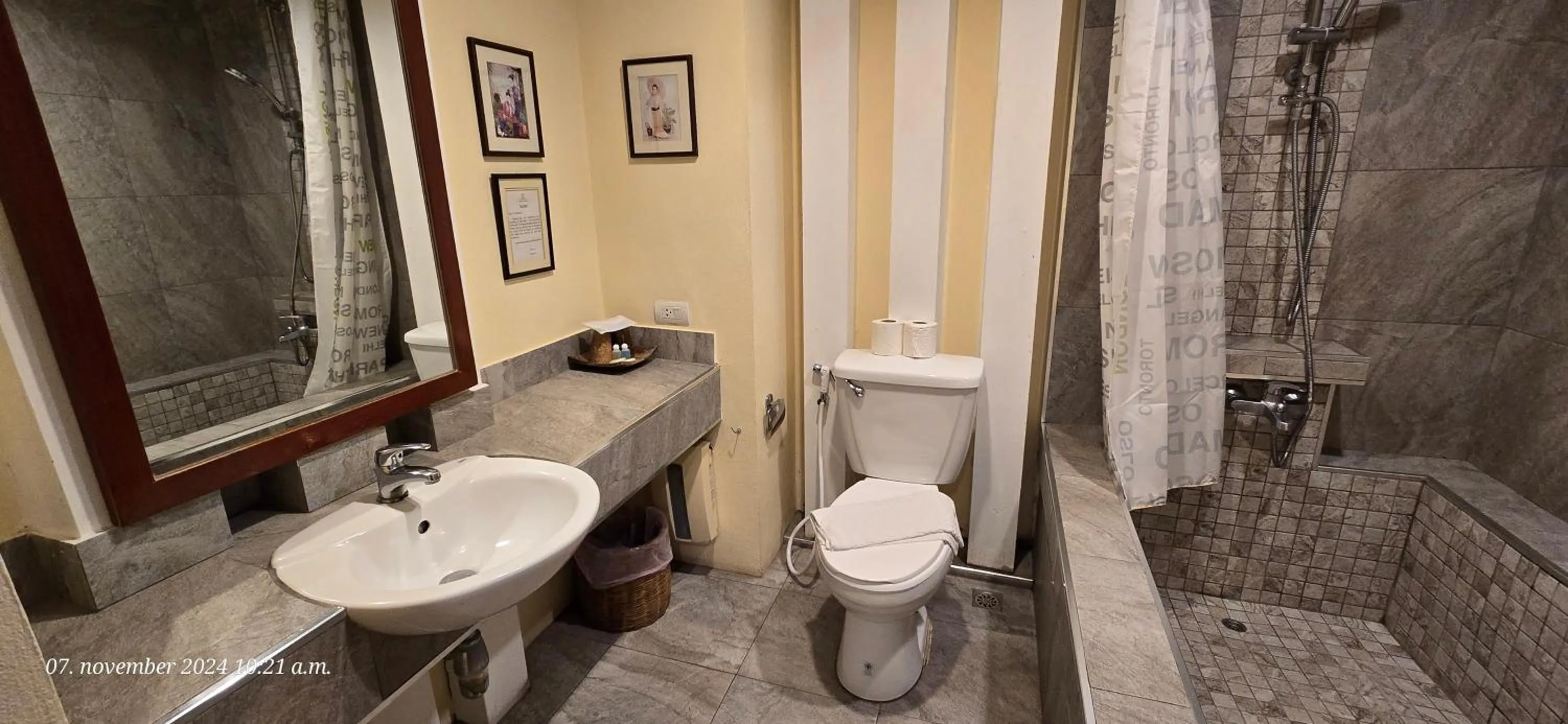 Shower in Nirvana Boutique Suites