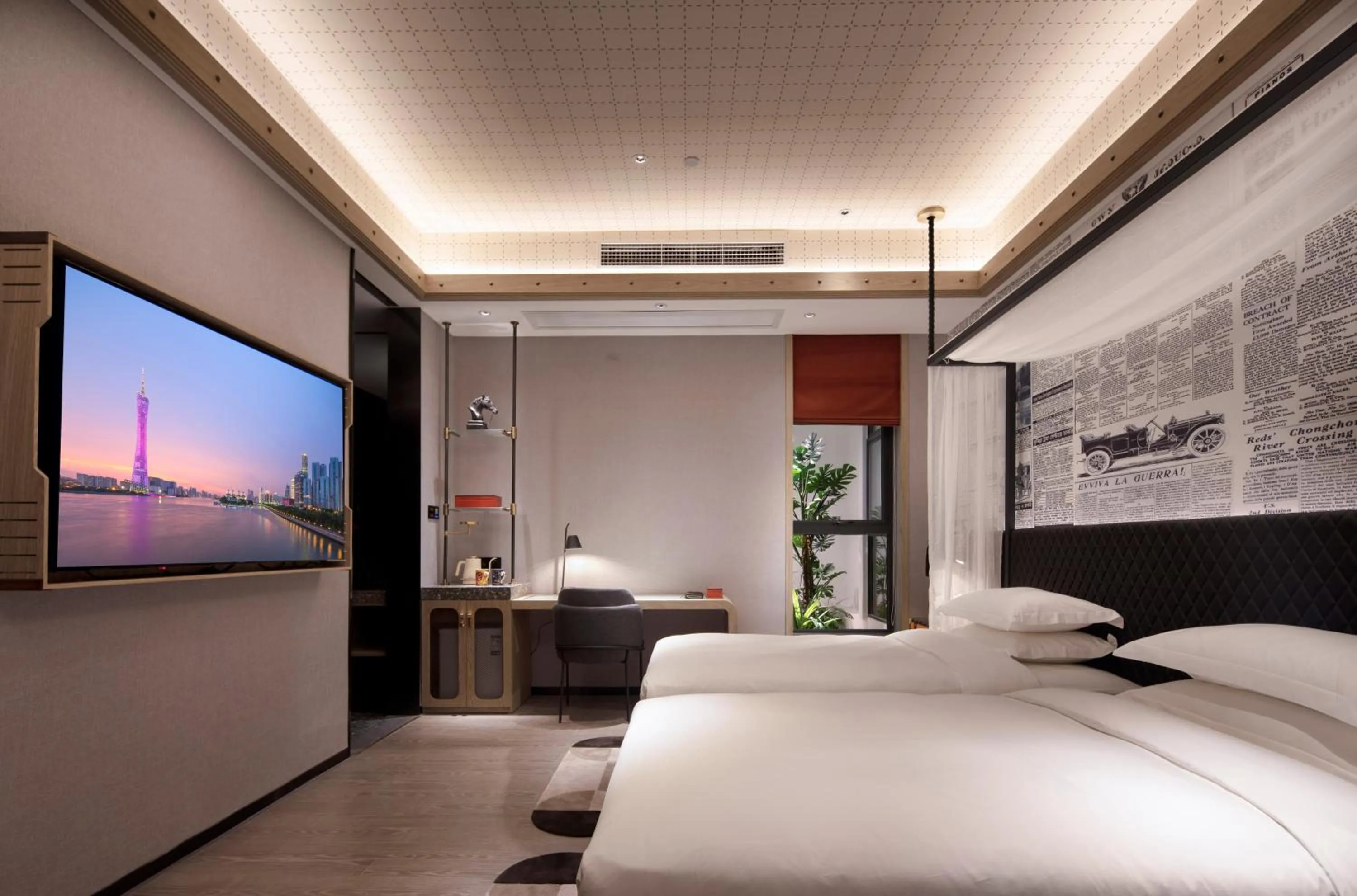 Photo of the whole room, Bed in Arthur Hotel Zhujiang New Town Guangzhou