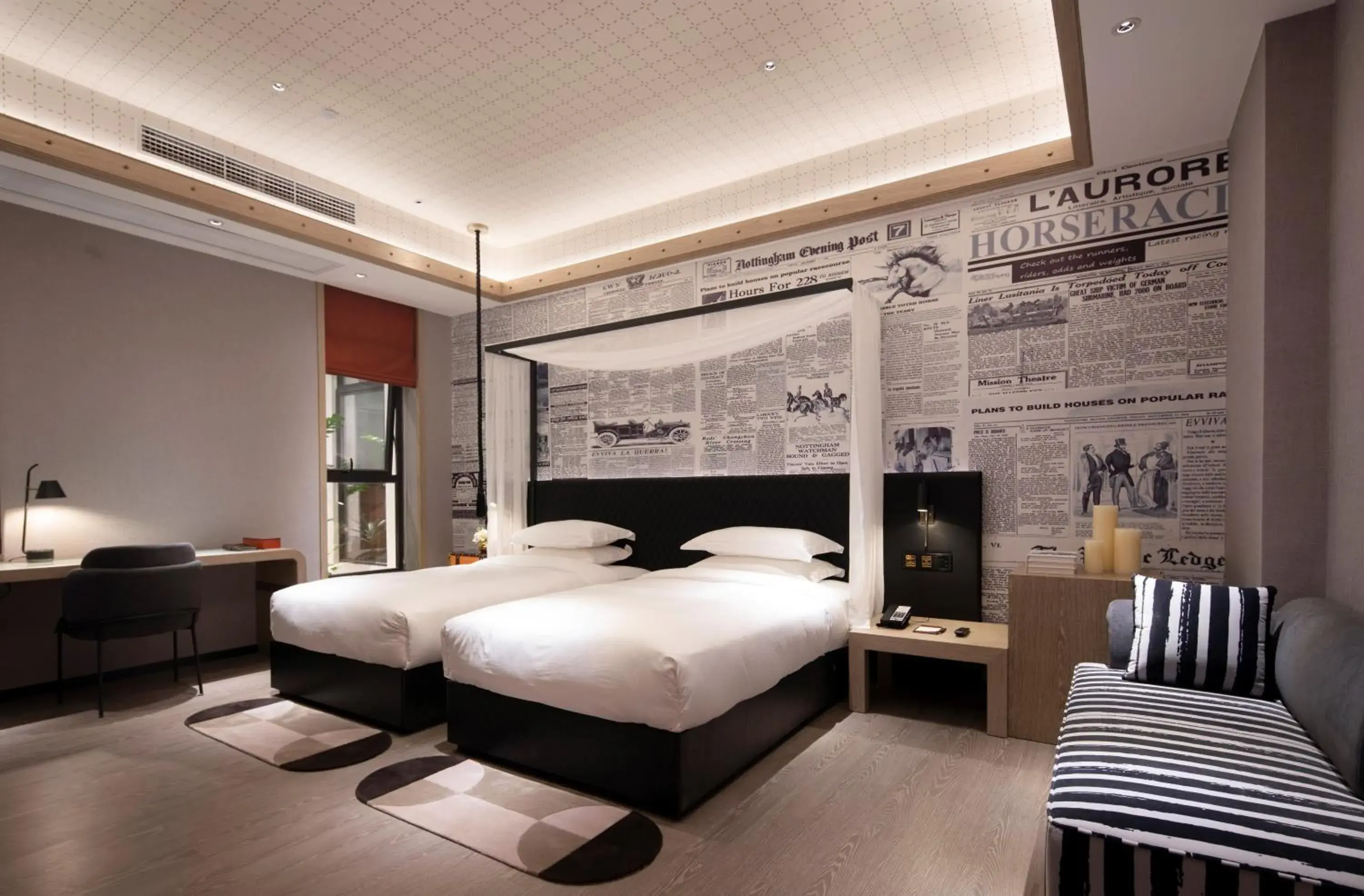 Photo of the whole room, Bed in Arthur Hotel Zhujiang New Town Guangzhou-Free Shuttle Bus to Exhibition Centre during Canton Fair Photo of the whole room, Bed in Arthur Hotel Zhujiang New Town Guangzhou-Free Shuttle Bus to Exhibition Centre during Canton Fair