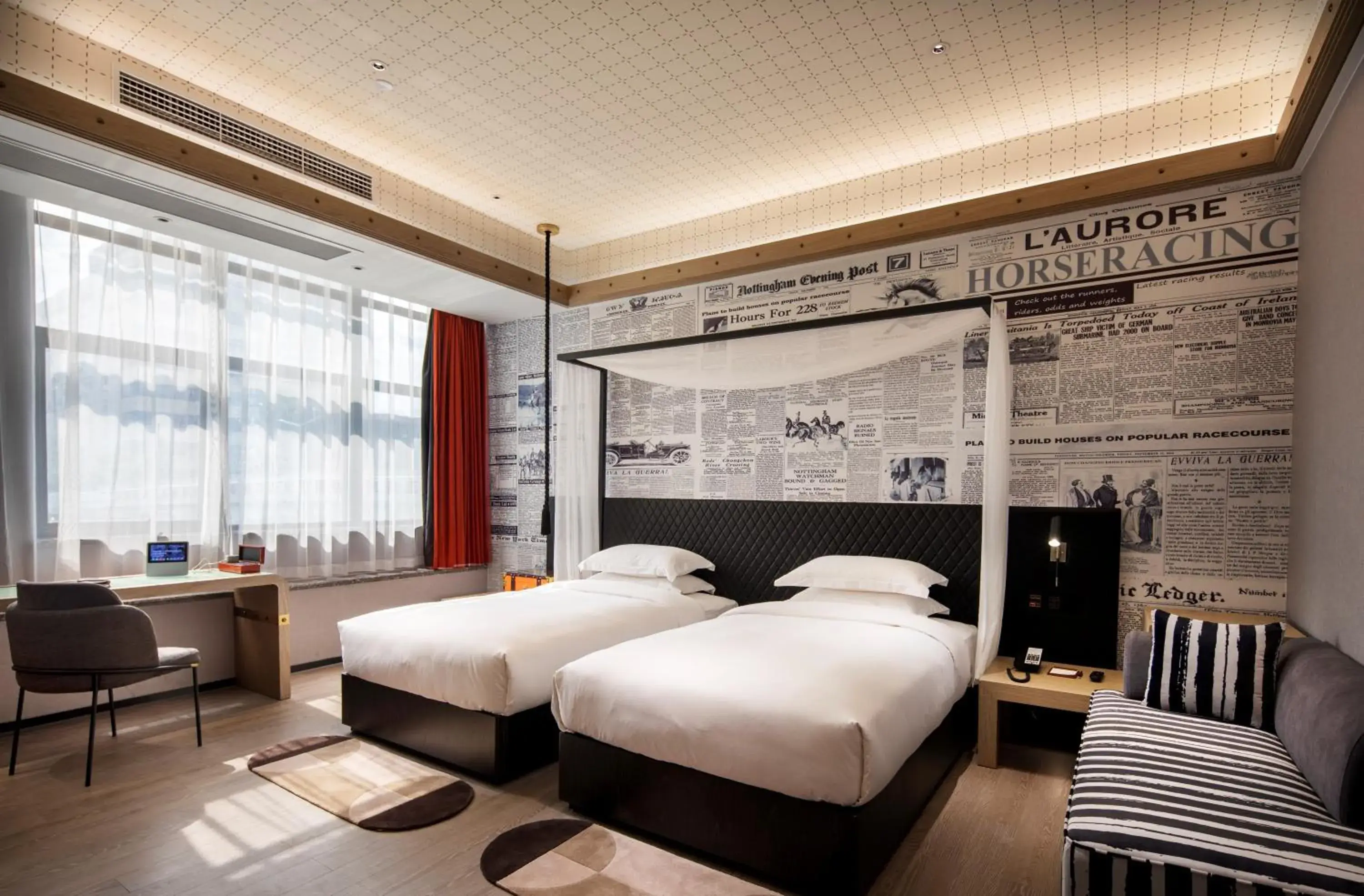 Photo of the whole room, Bed in Arthur Hotel Zhujiang New Town Guangzhou-Free Shuttle Bus to Exhibition Centre during Canton Fair Photo of the whole room, Bed in Arthur Hotel Zhujiang New Town Guangzhou-Free Shuttle Bus to Exhibition Centre during Canton Fair