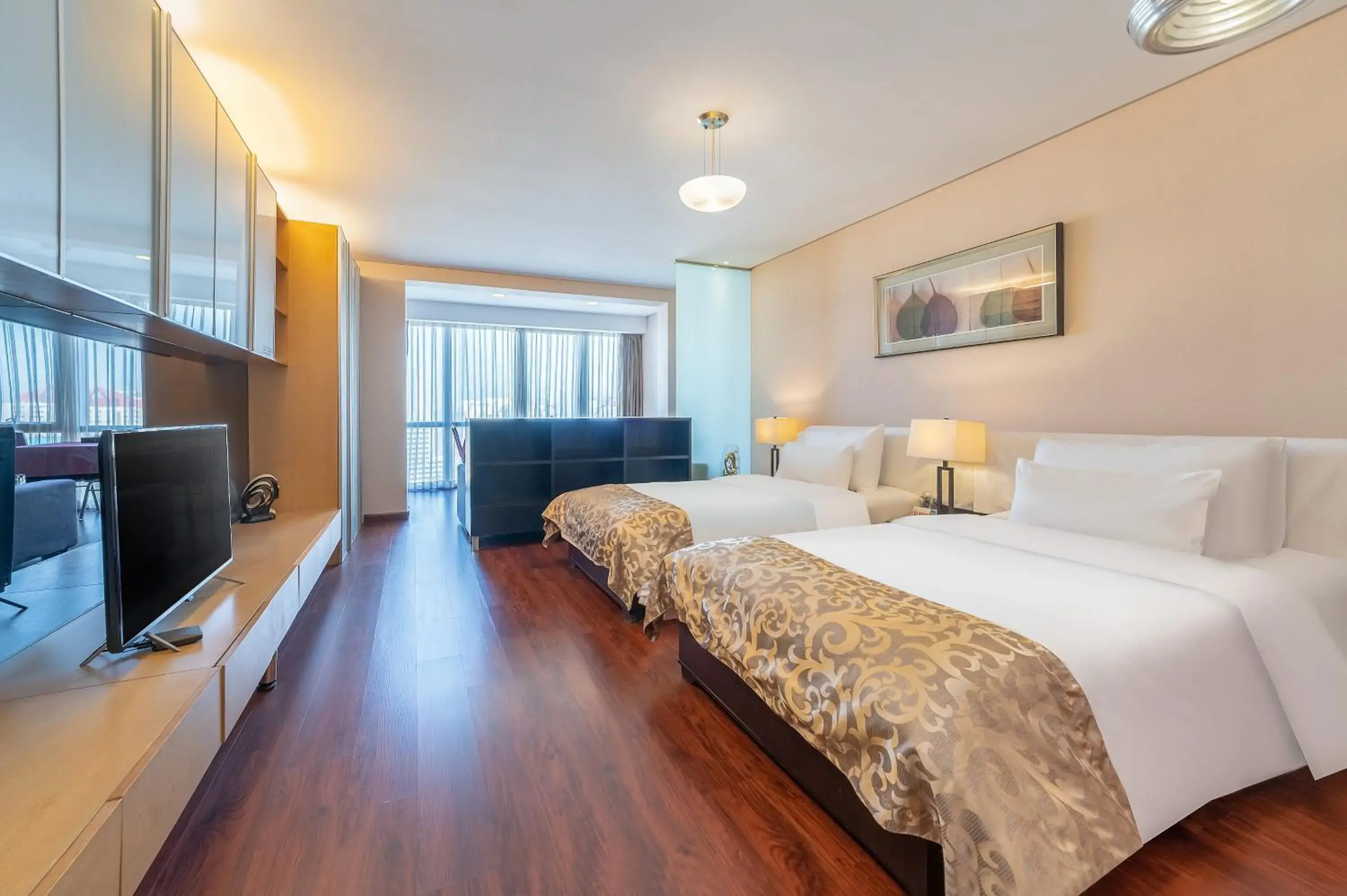 Superior Twin Room in Qingdao Housing International Hotel Superior Twin Room in Qingdao Housing International Hotel