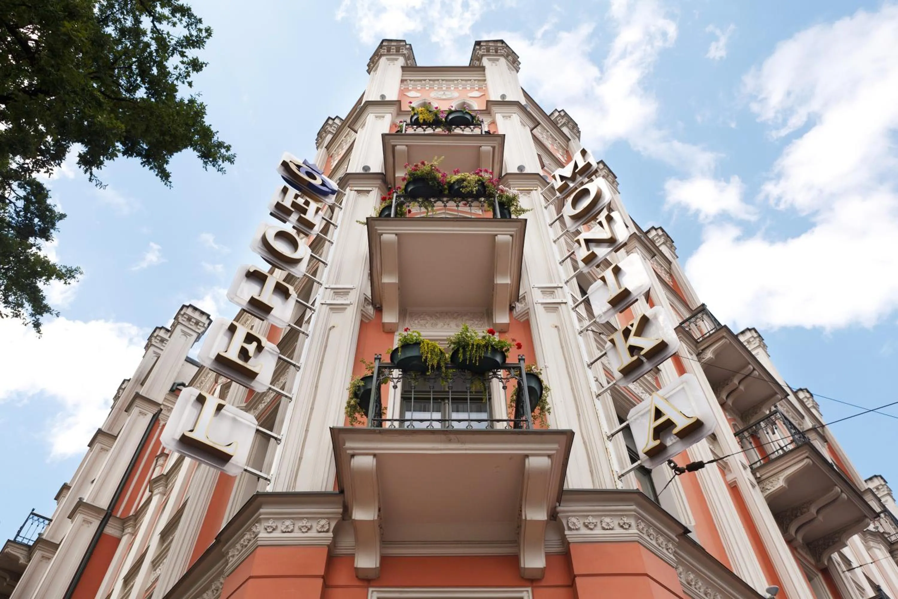 Property building in Monika Centrum Hotels