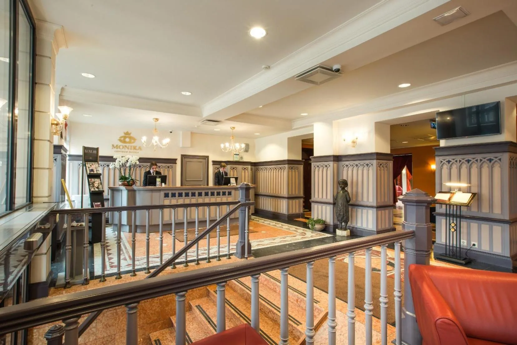 Lobby or reception in Monika Centrum Hotels
