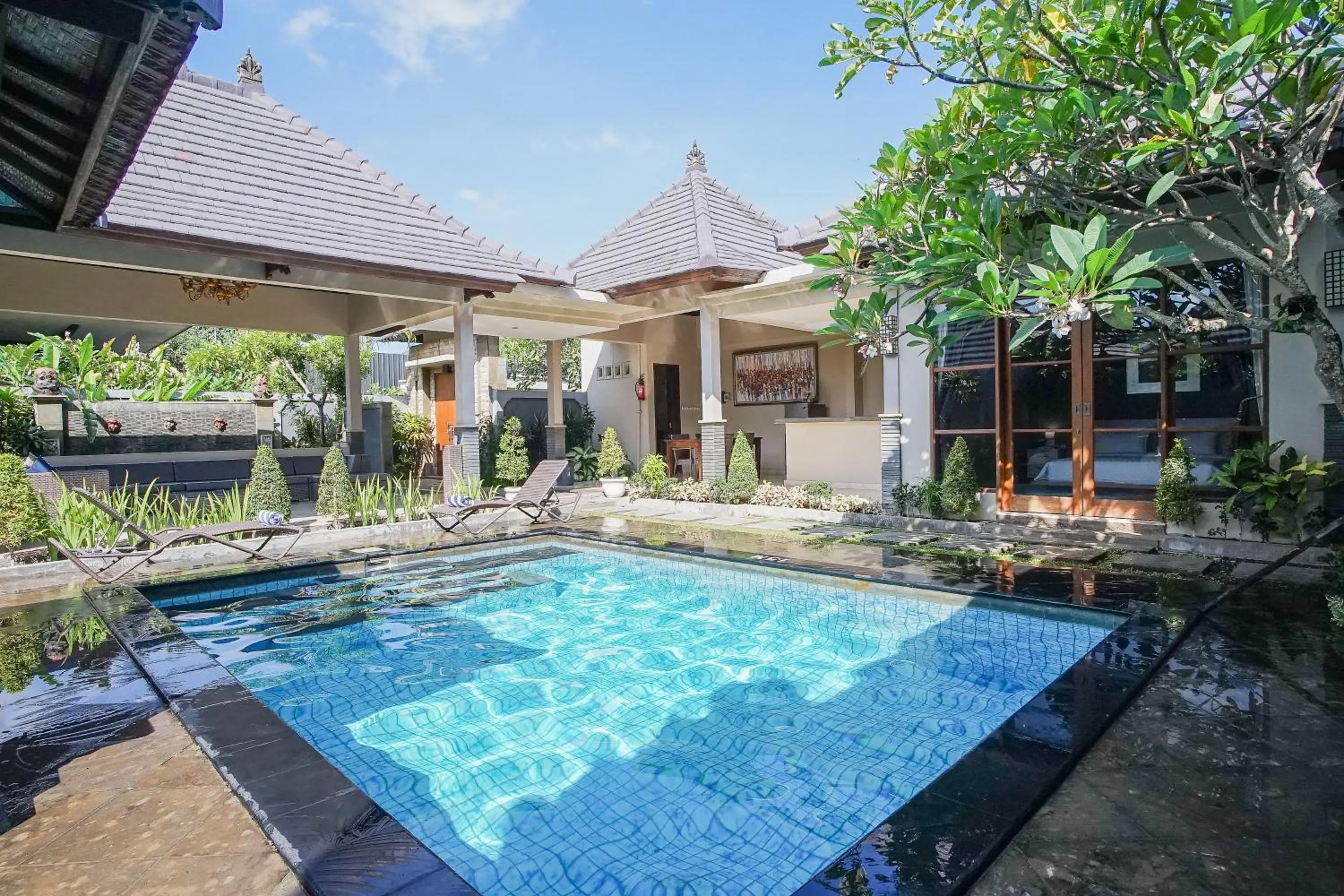 Swimming pool in Dura Villas Bali at Kerobokan
