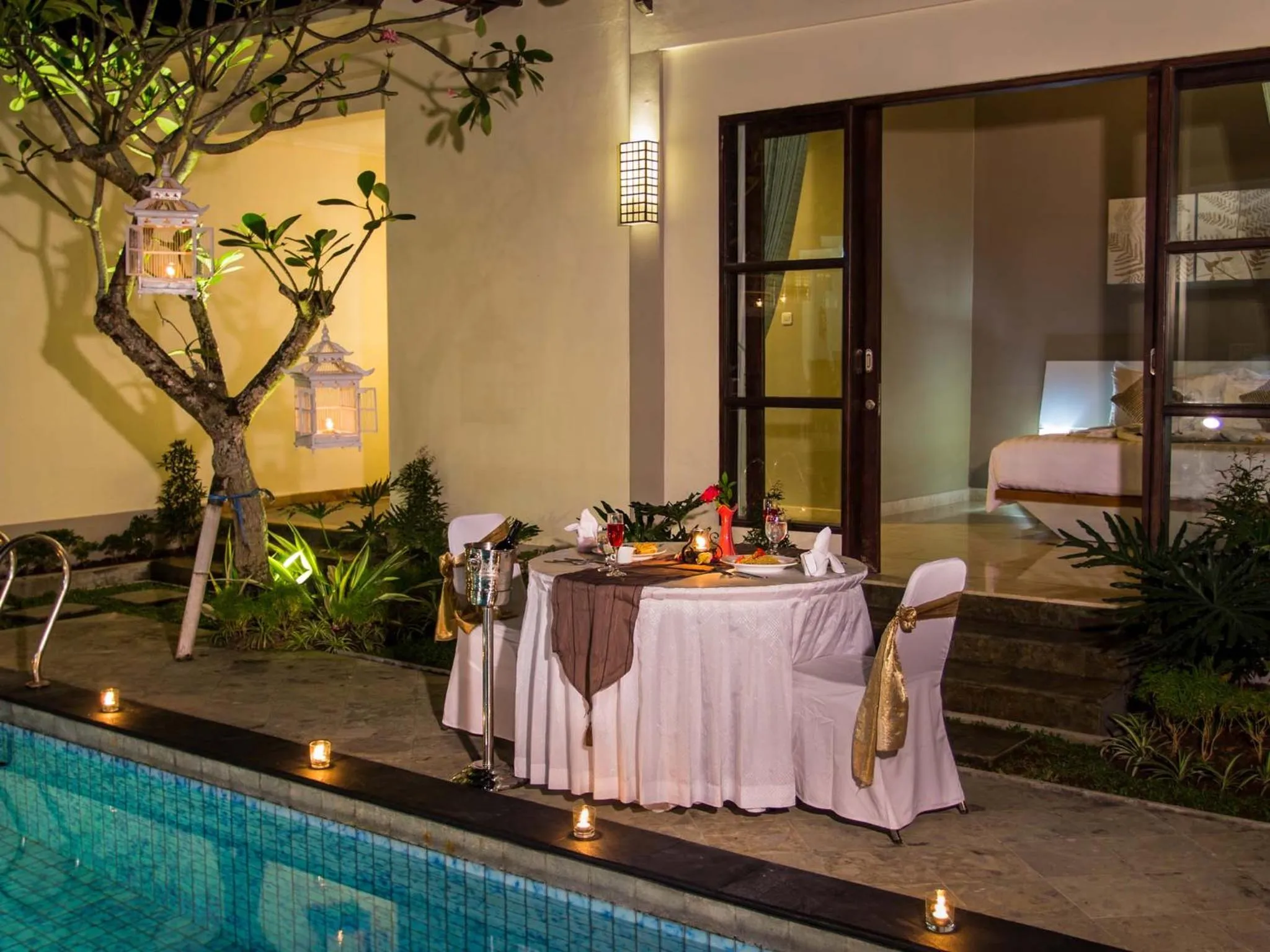 Bathroom in Dura Villas Bali at Kerobokan