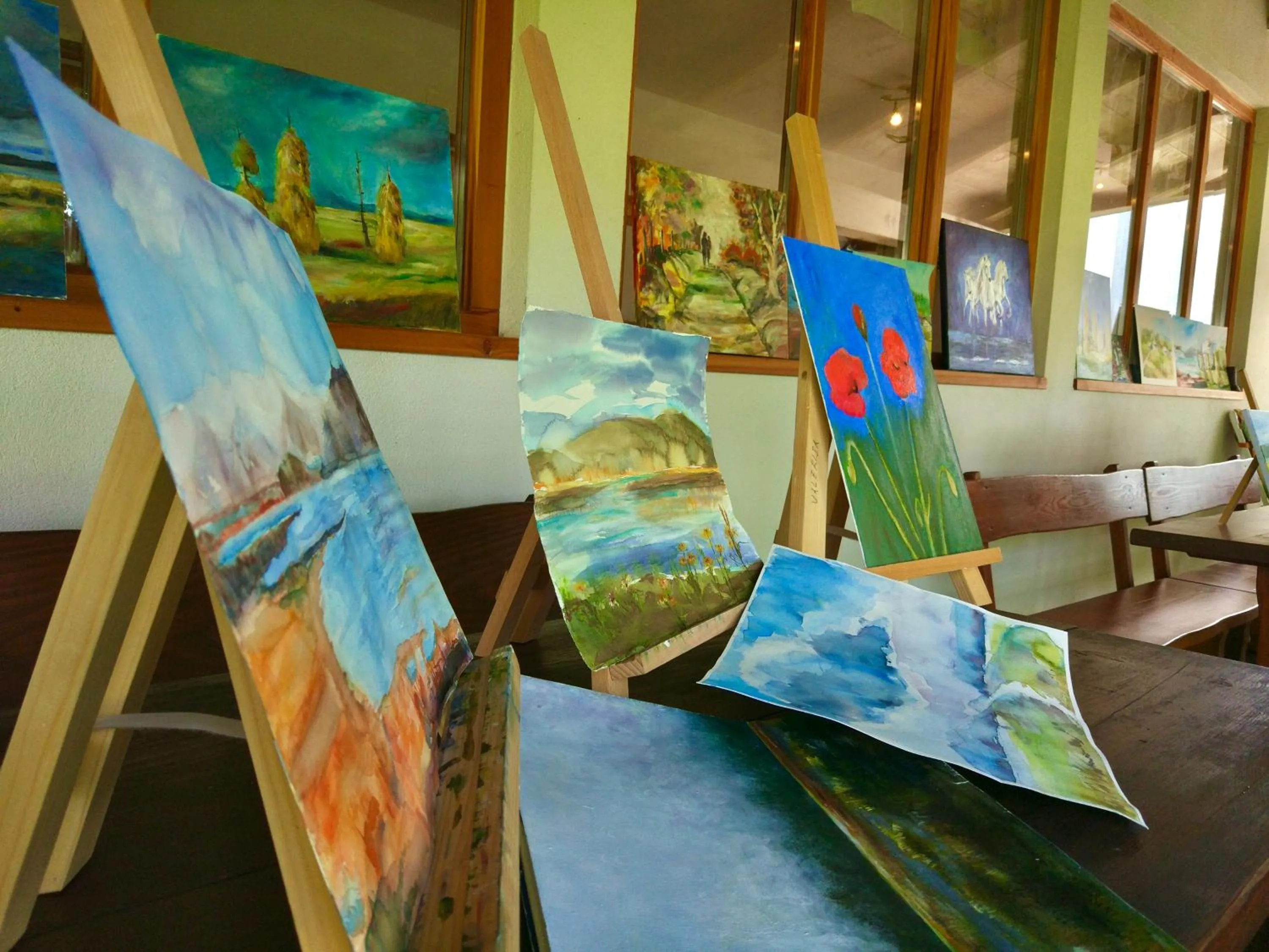 Patio in Tourist Farm Strle With Great Local Food