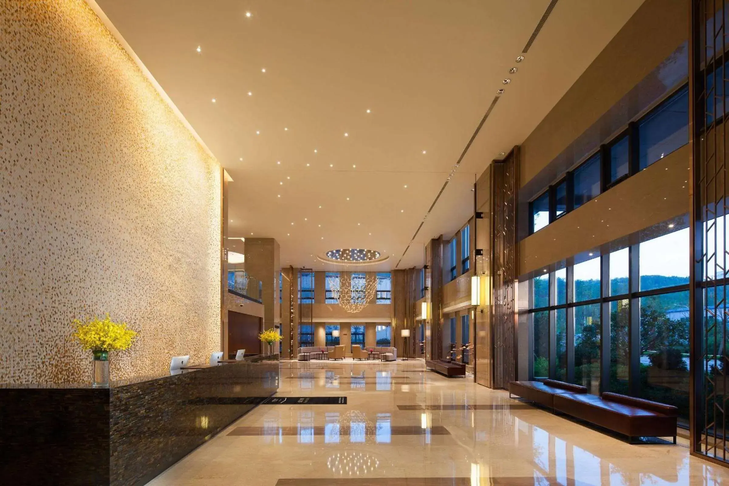 Lobby or reception in Ramada Jinan Lobby or reception in Ramada Jinan