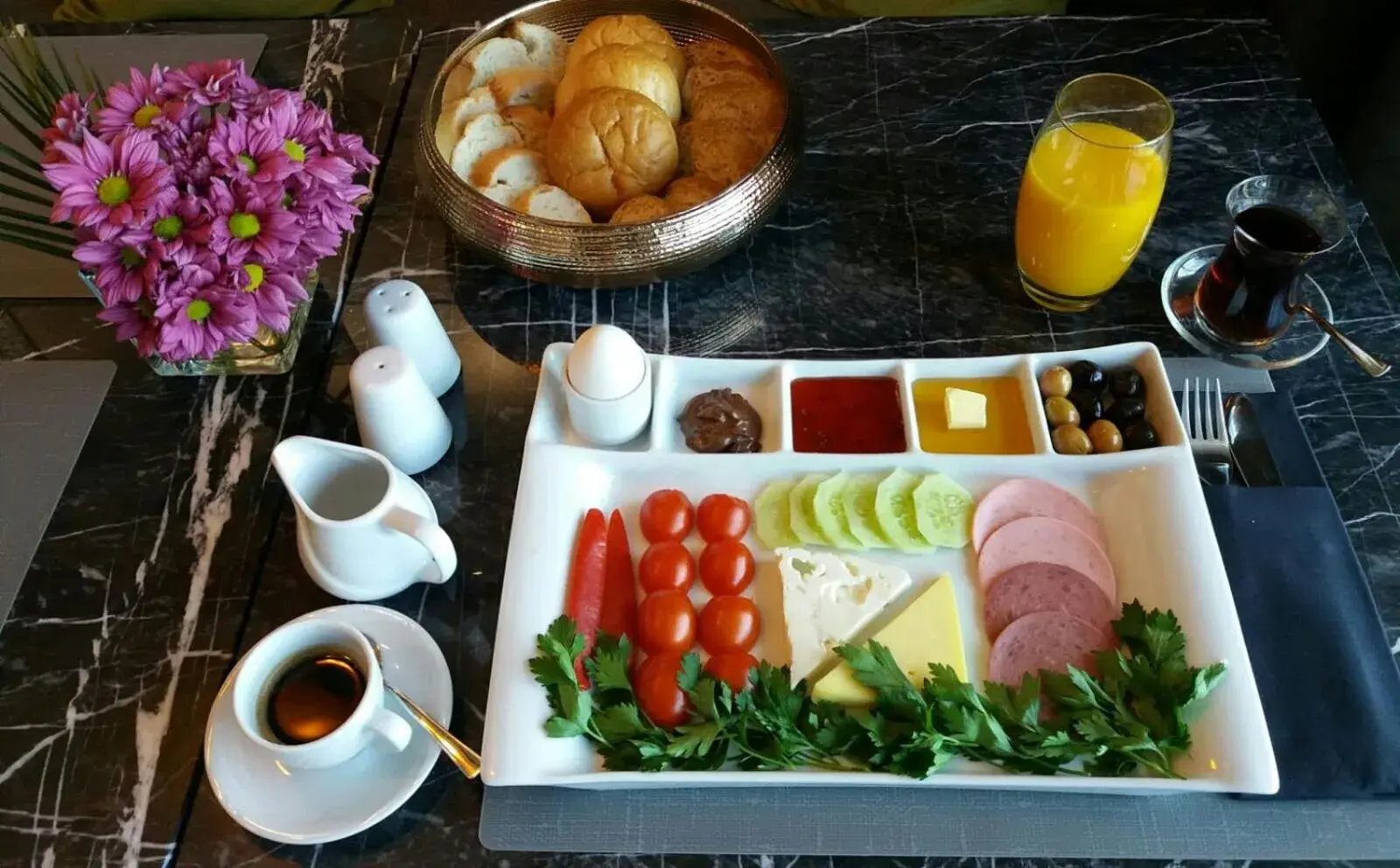 Continental breakfast in Somerset Maslak Istanbul Continental breakfast in Somerset Maslak Istanbul