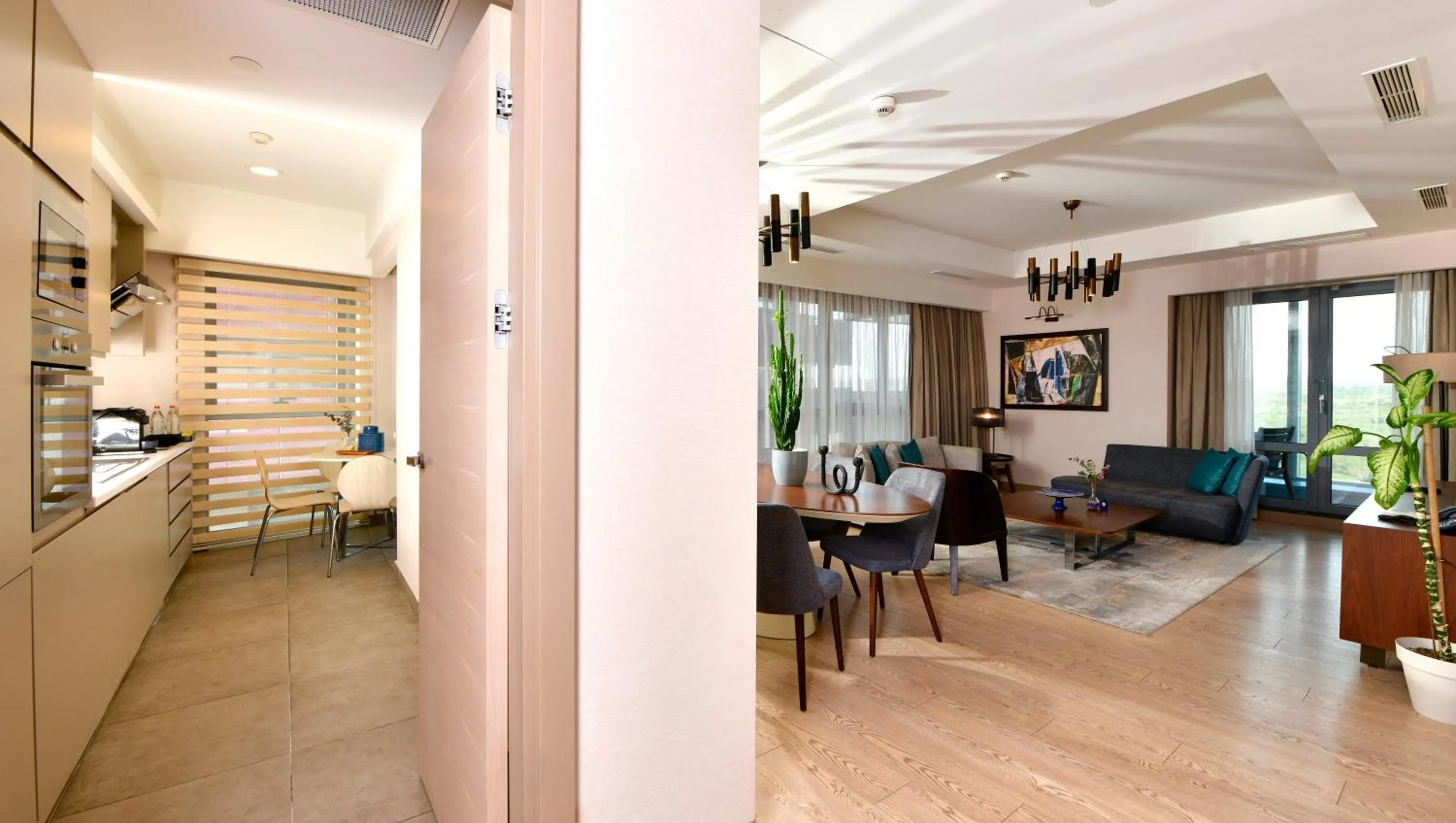 Living room in Somerset Maslak Istanbul