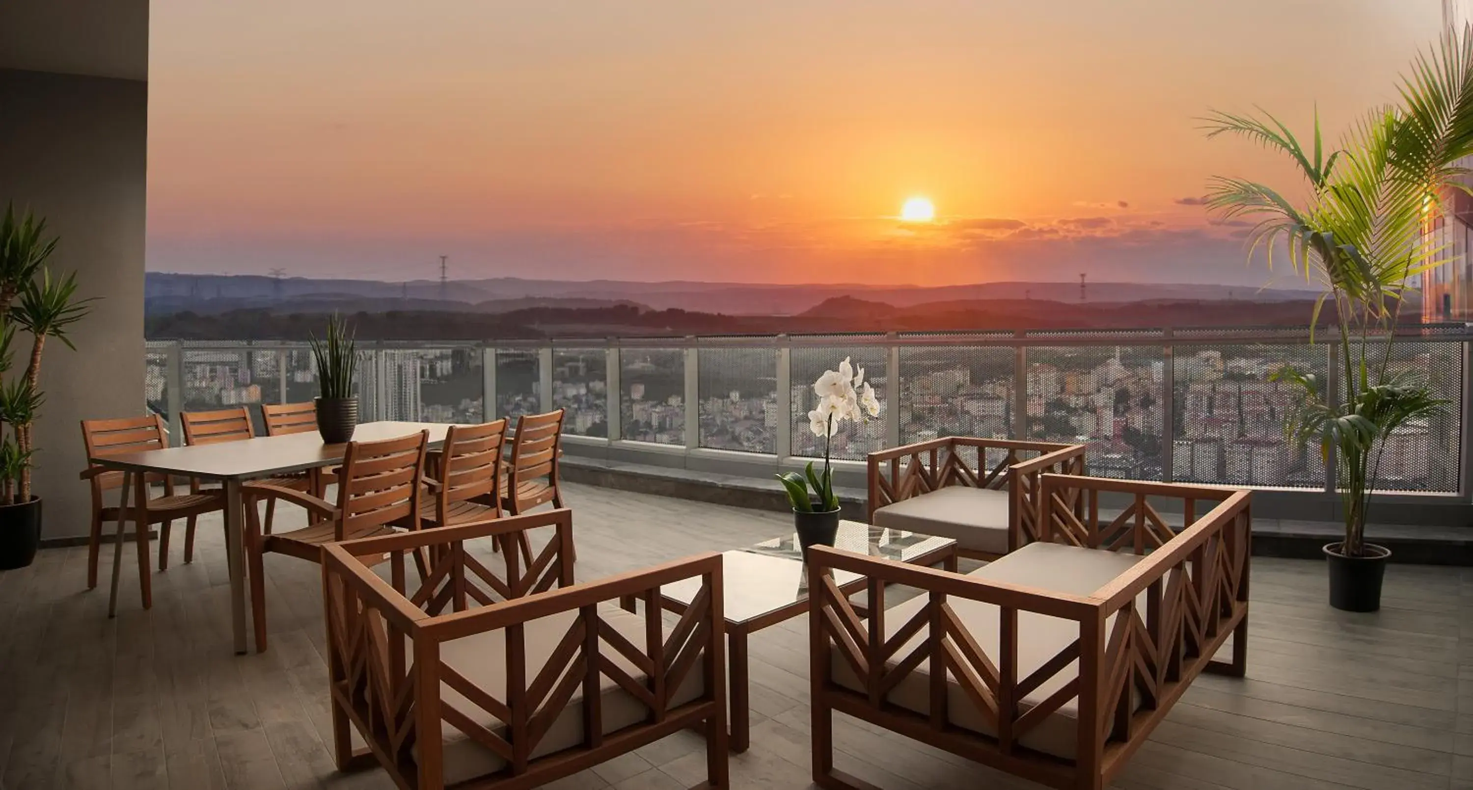 City view in Somerset Maslak Istanbul City view in Somerset Maslak Istanbul