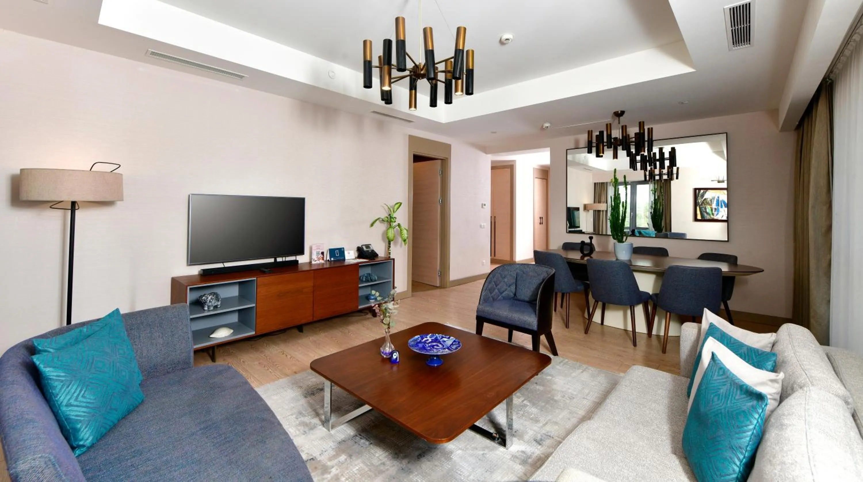 Living room in Somerset Maslak Istanbul