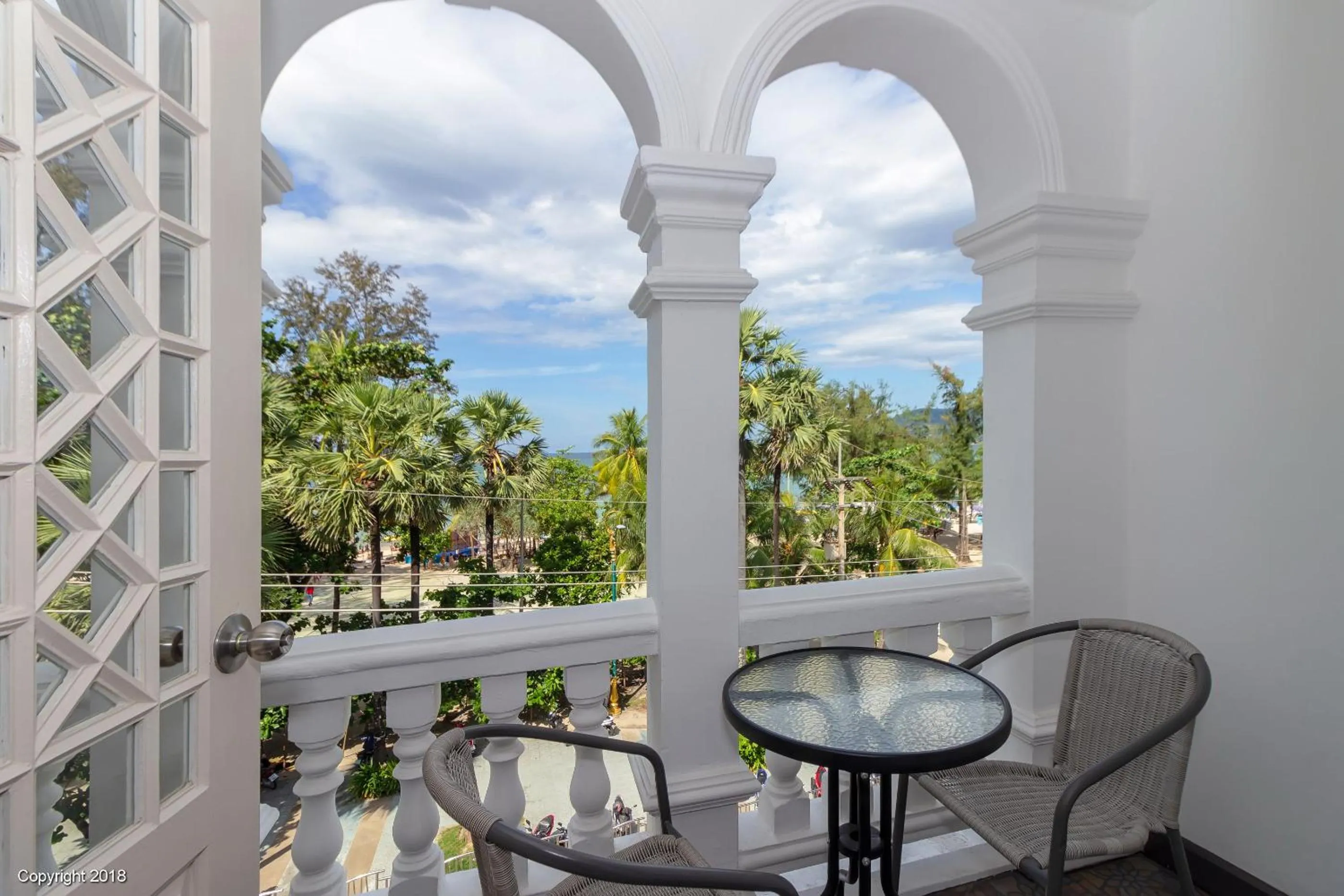 Balcony/Terrace in Modern Living Residence