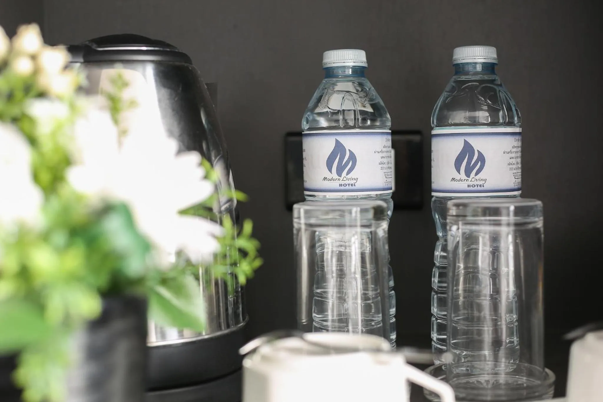 Drinks in Modern Living Residence