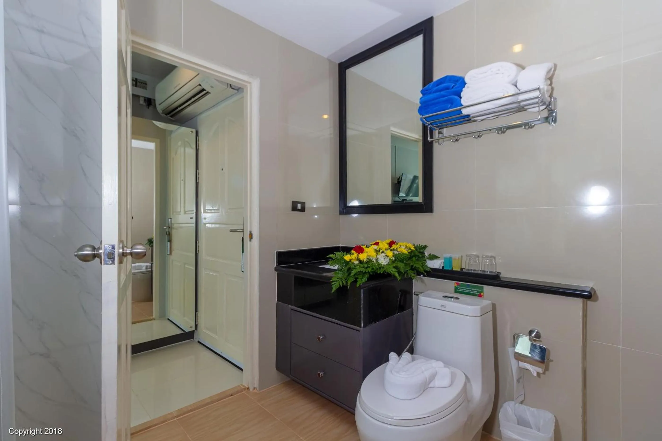 Shower in Modern Living Residence