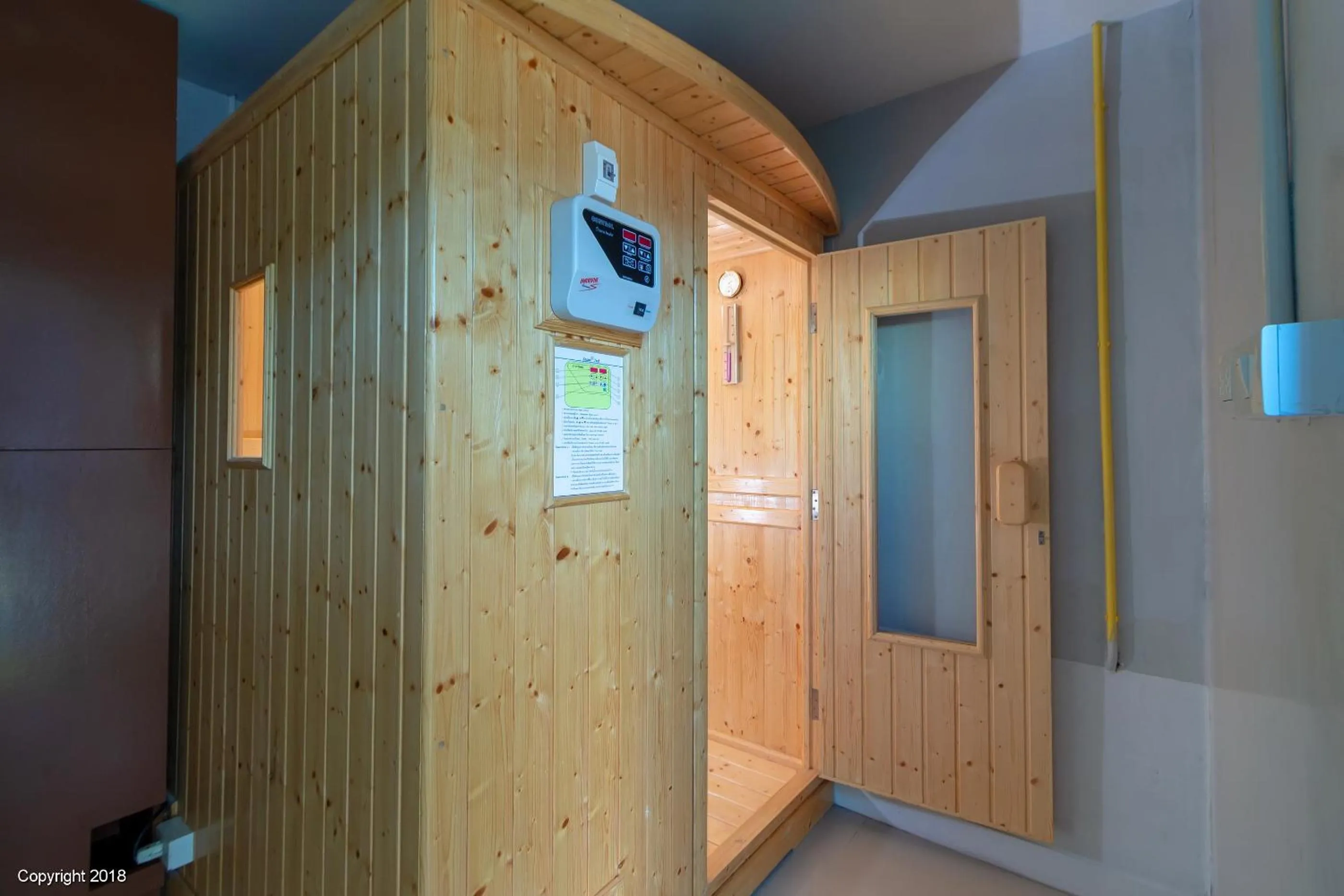 Sauna in Modern Living Residence