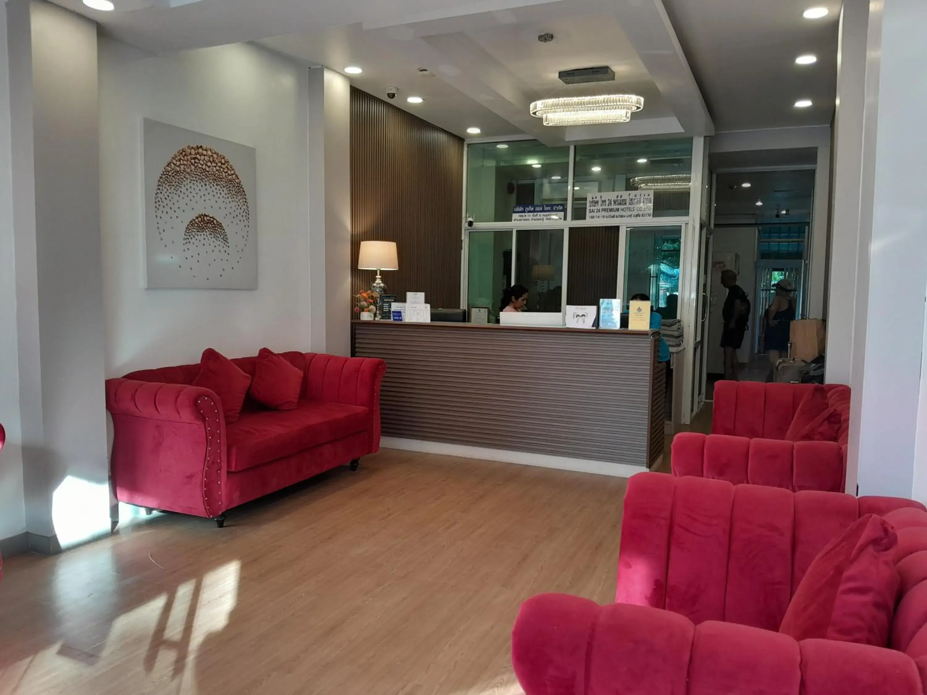 Lobby or reception in Modern Living Residence Lobby or reception in Modern Living Residence