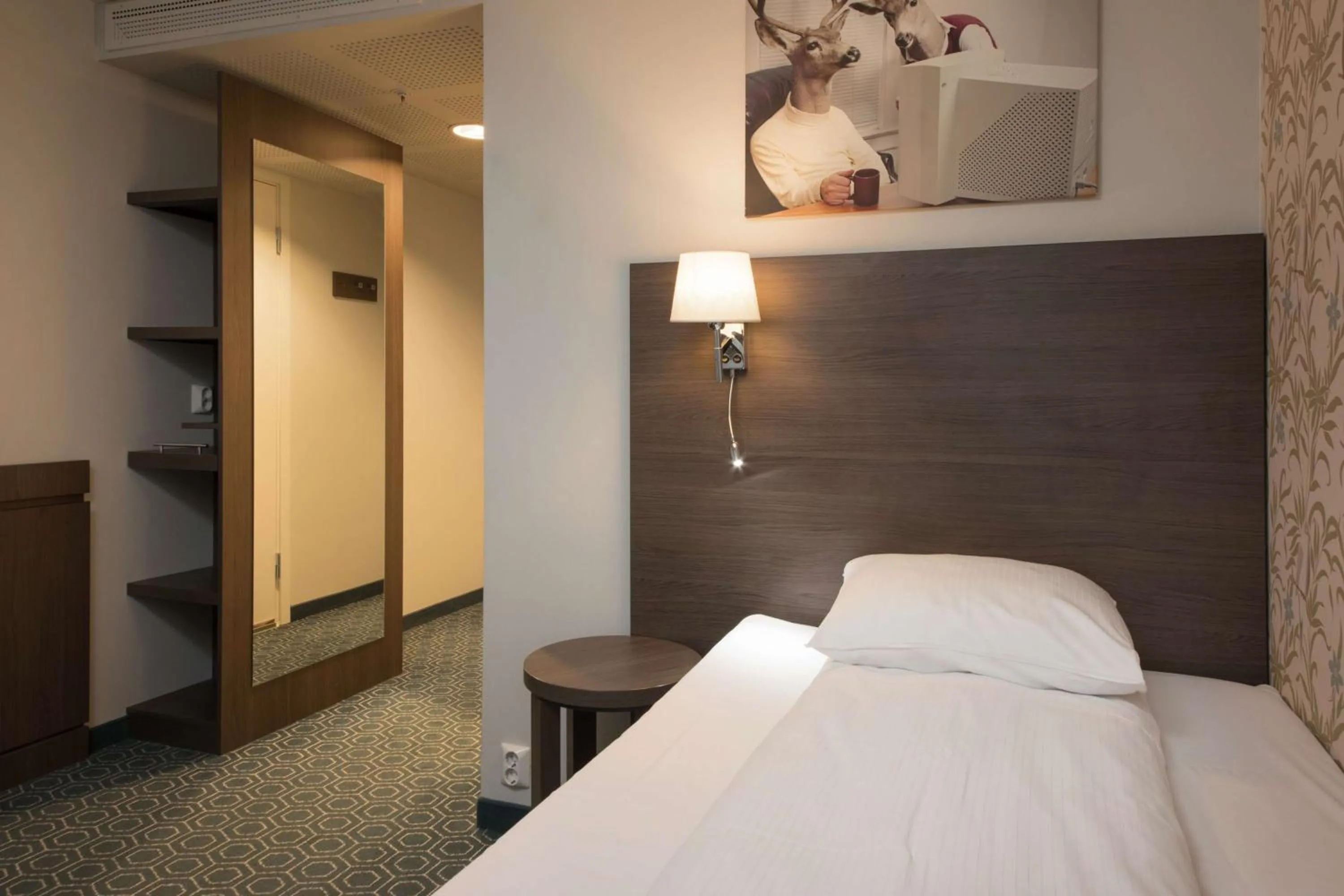 Bedroom, Bed in Scandic Bakklandet