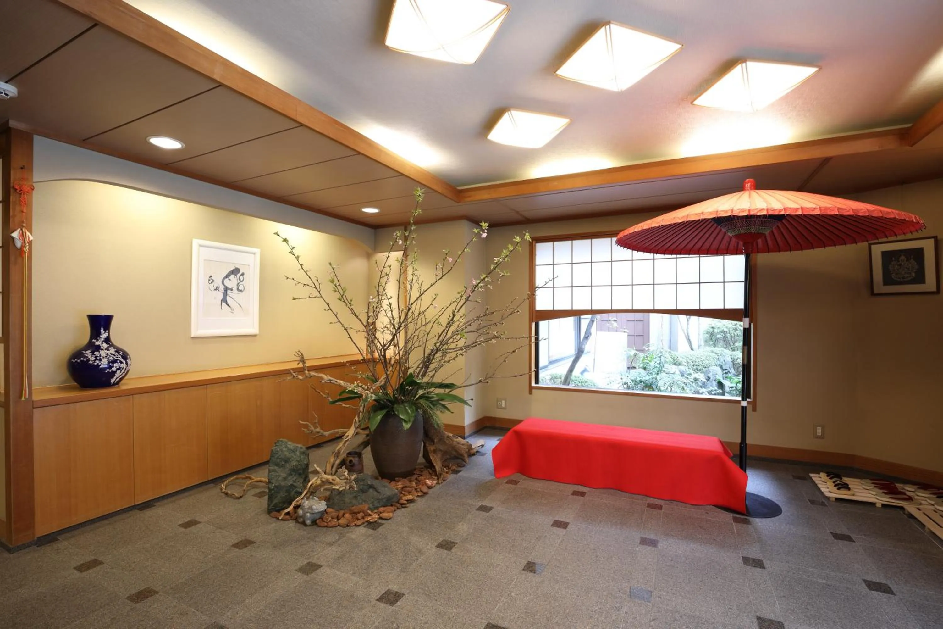 Lobby or reception in Gion Ryokan Karaku