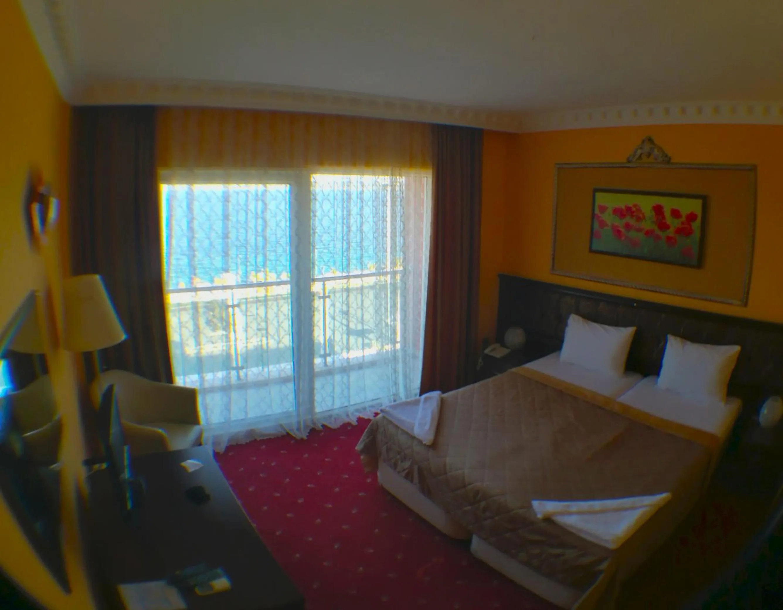 Bed in Hotel Deniz Eceabat