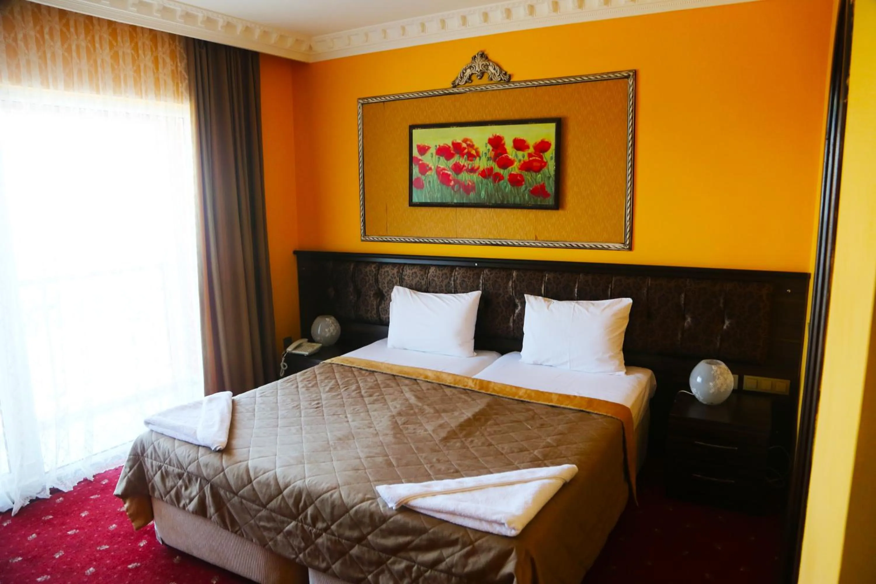Bed in Hotel Deniz Eceabat