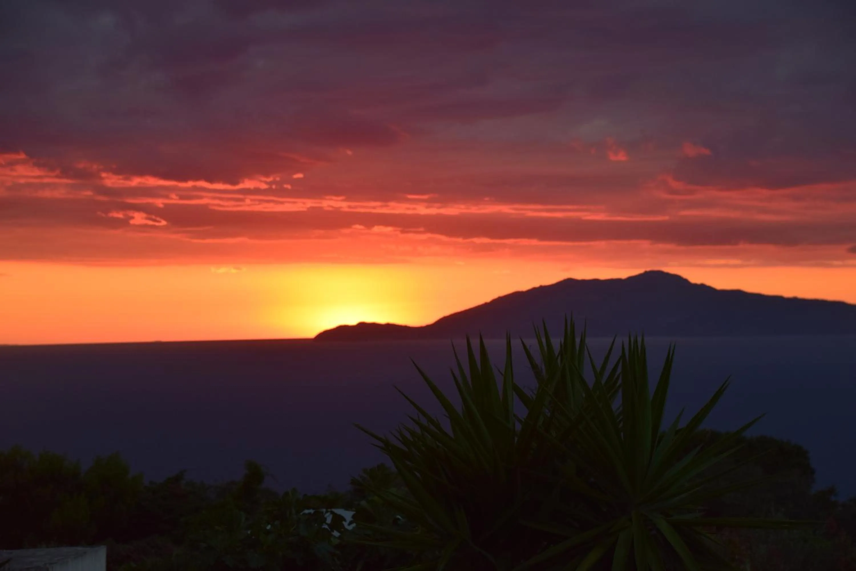 Sunset in villa damecuta B&B