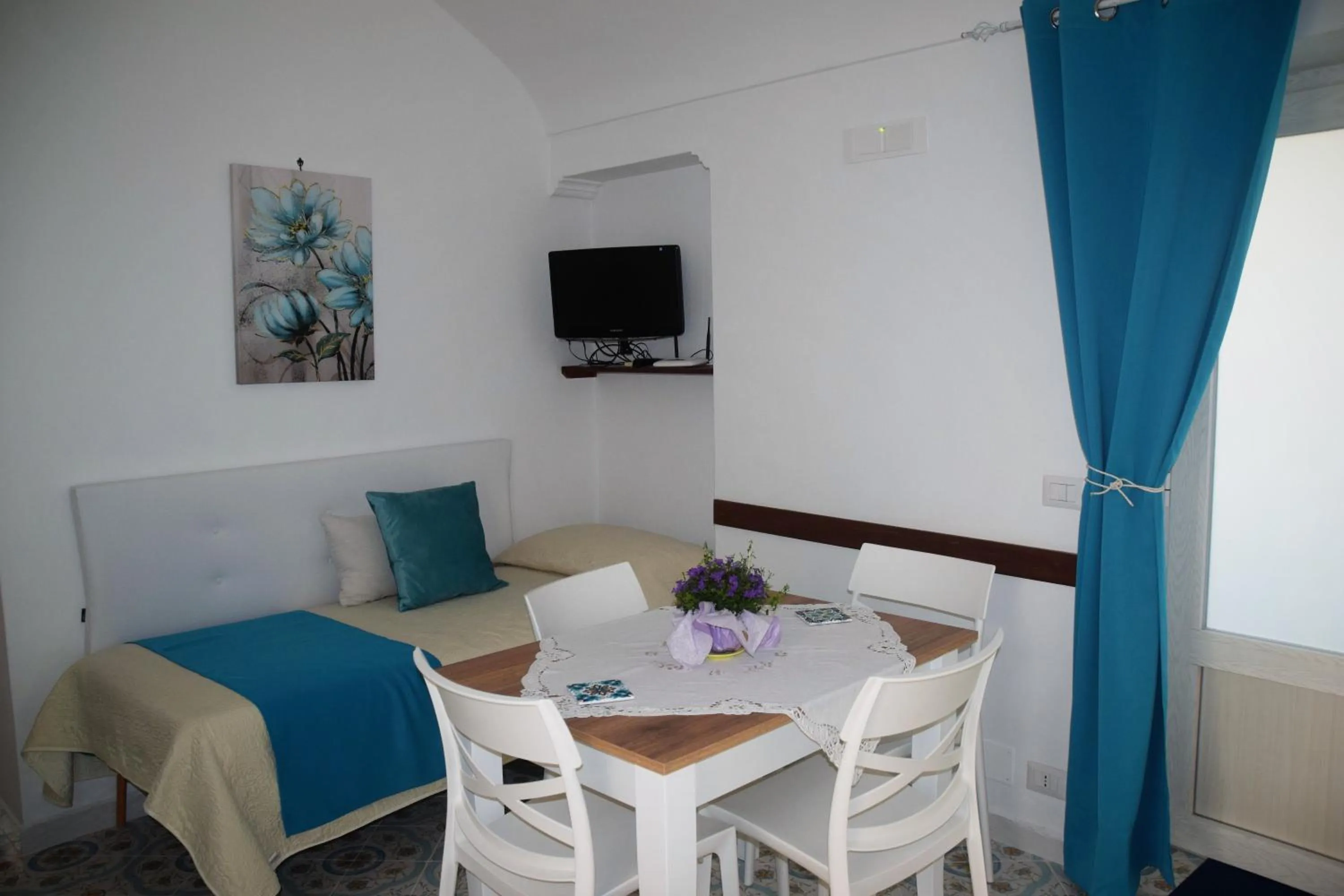 Living room in villa damecuta B&B