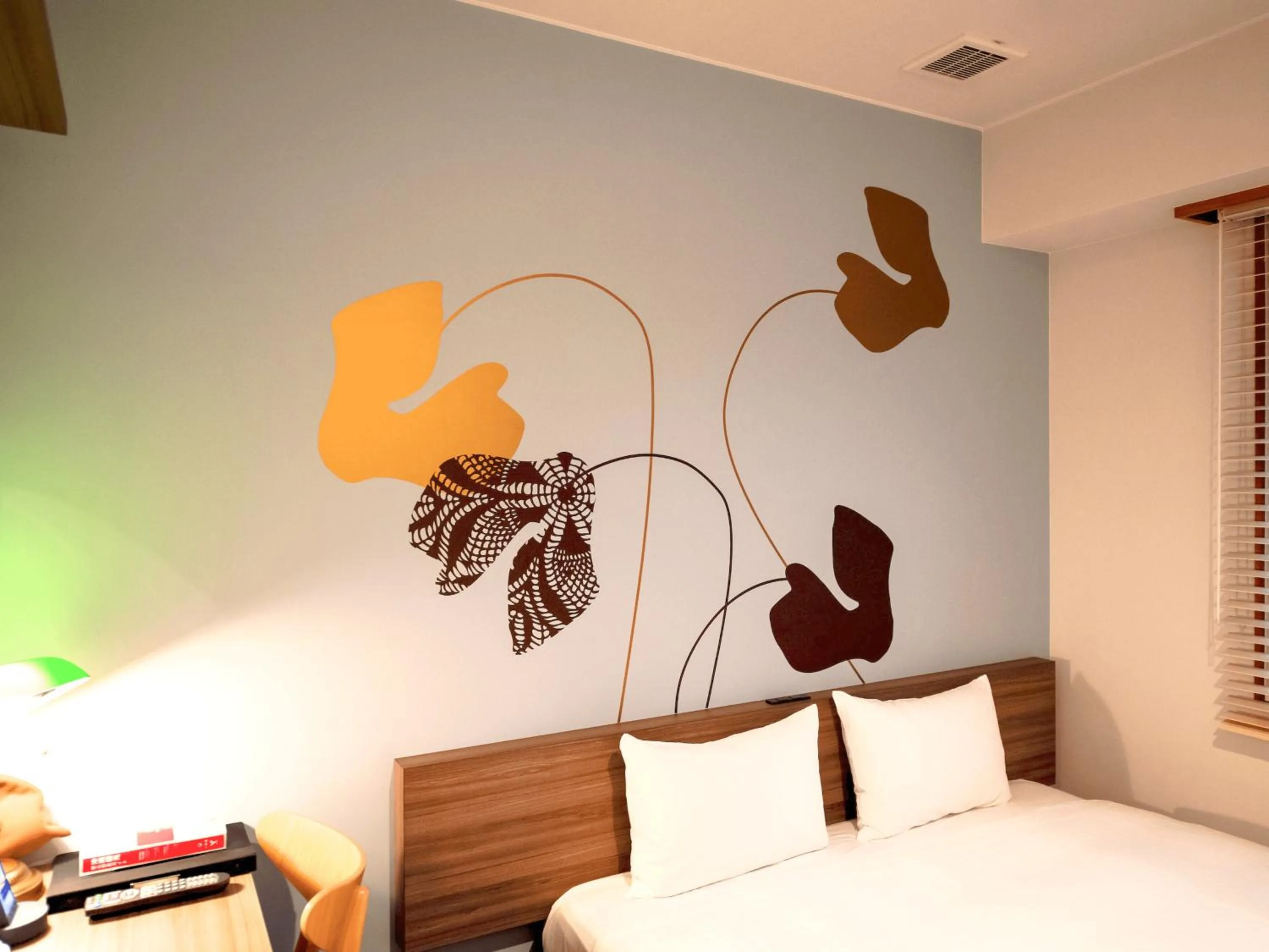 Bed in Hotel Azat Naha