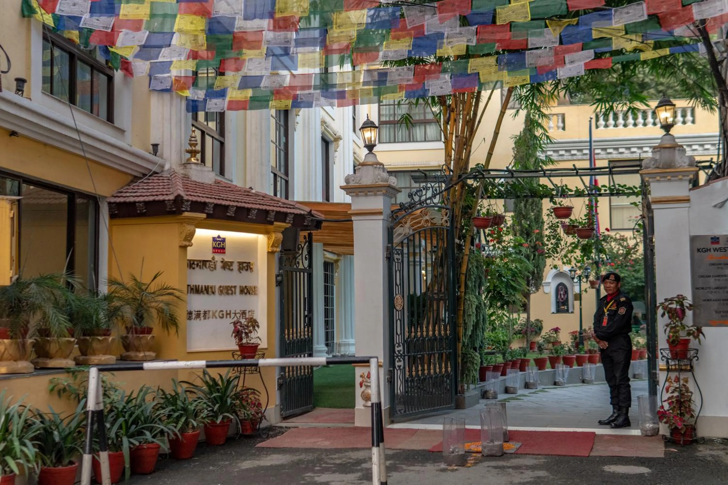 Facade/entrance in Kathmandu Guest House by KGH Group