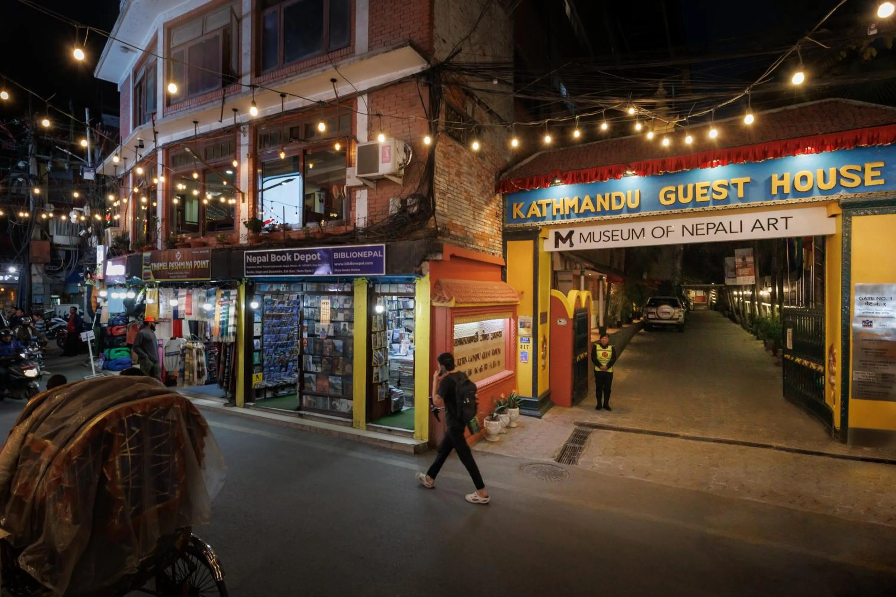 Facade/entrance in Kathmandu Guest House by KGH Group