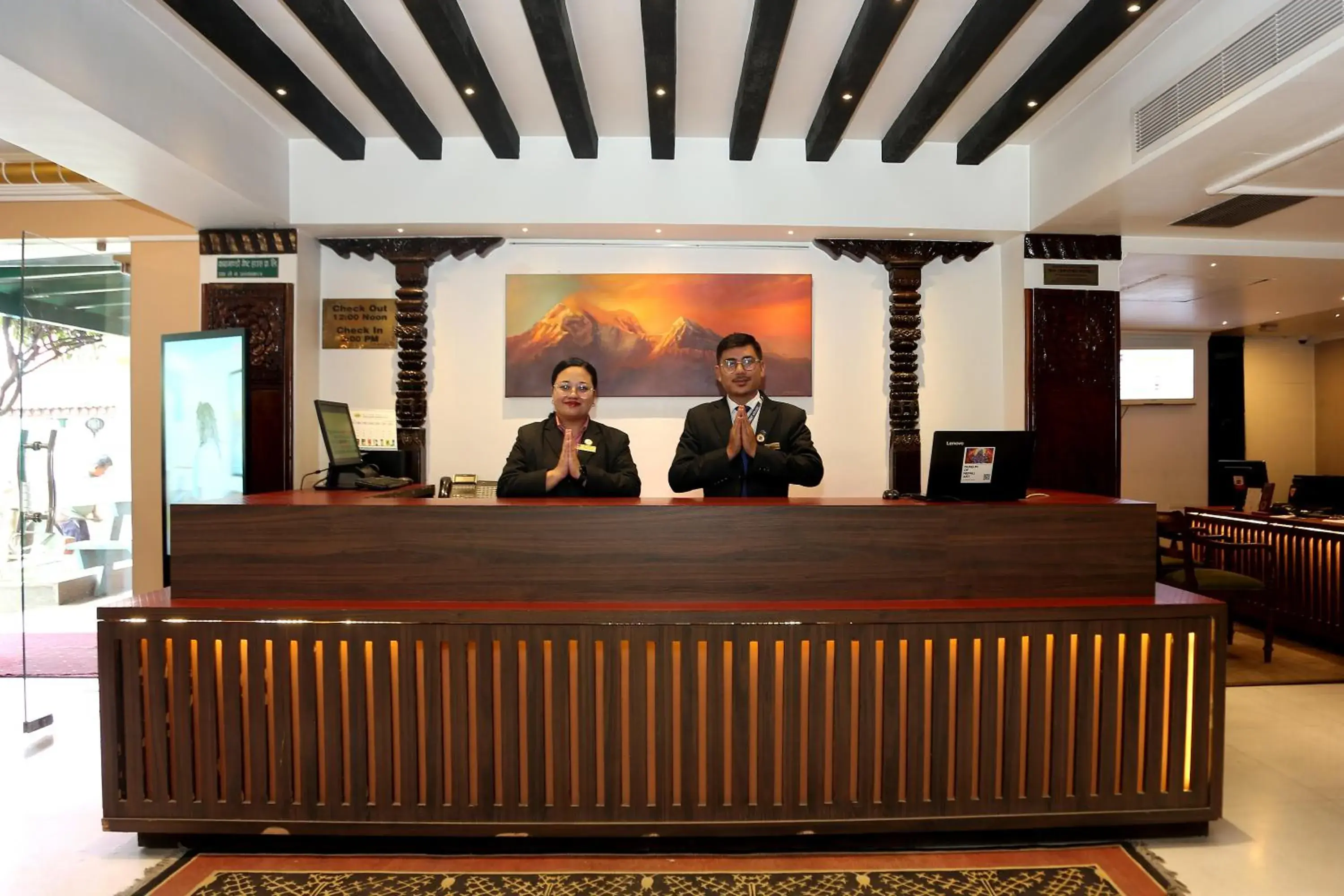 Lobby or reception in Kathmandu Guest House by KGH Group Lobby or reception in Kathmandu Guest House by KGH Group
