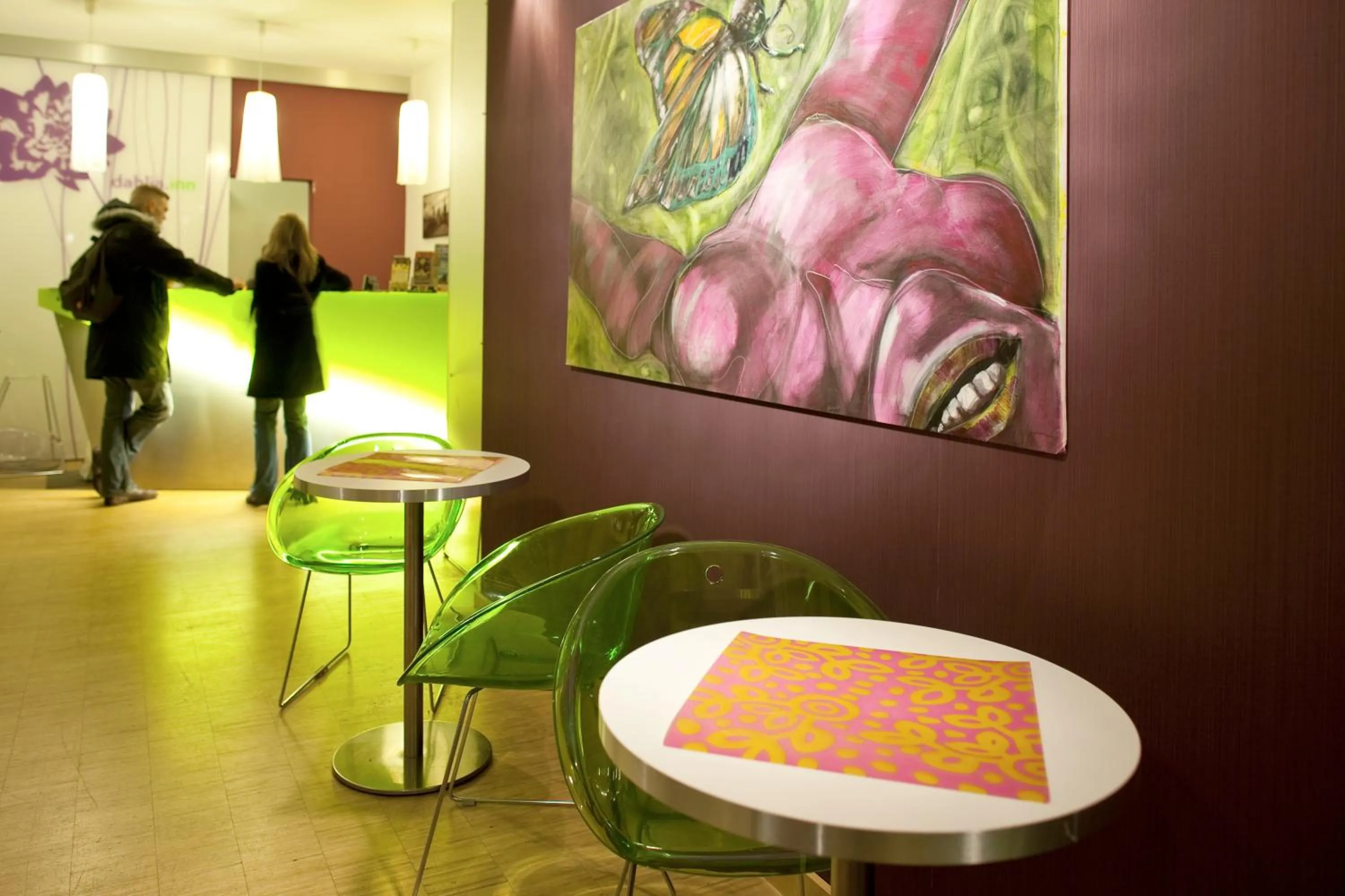 Lobby or reception in Dahlia Inn