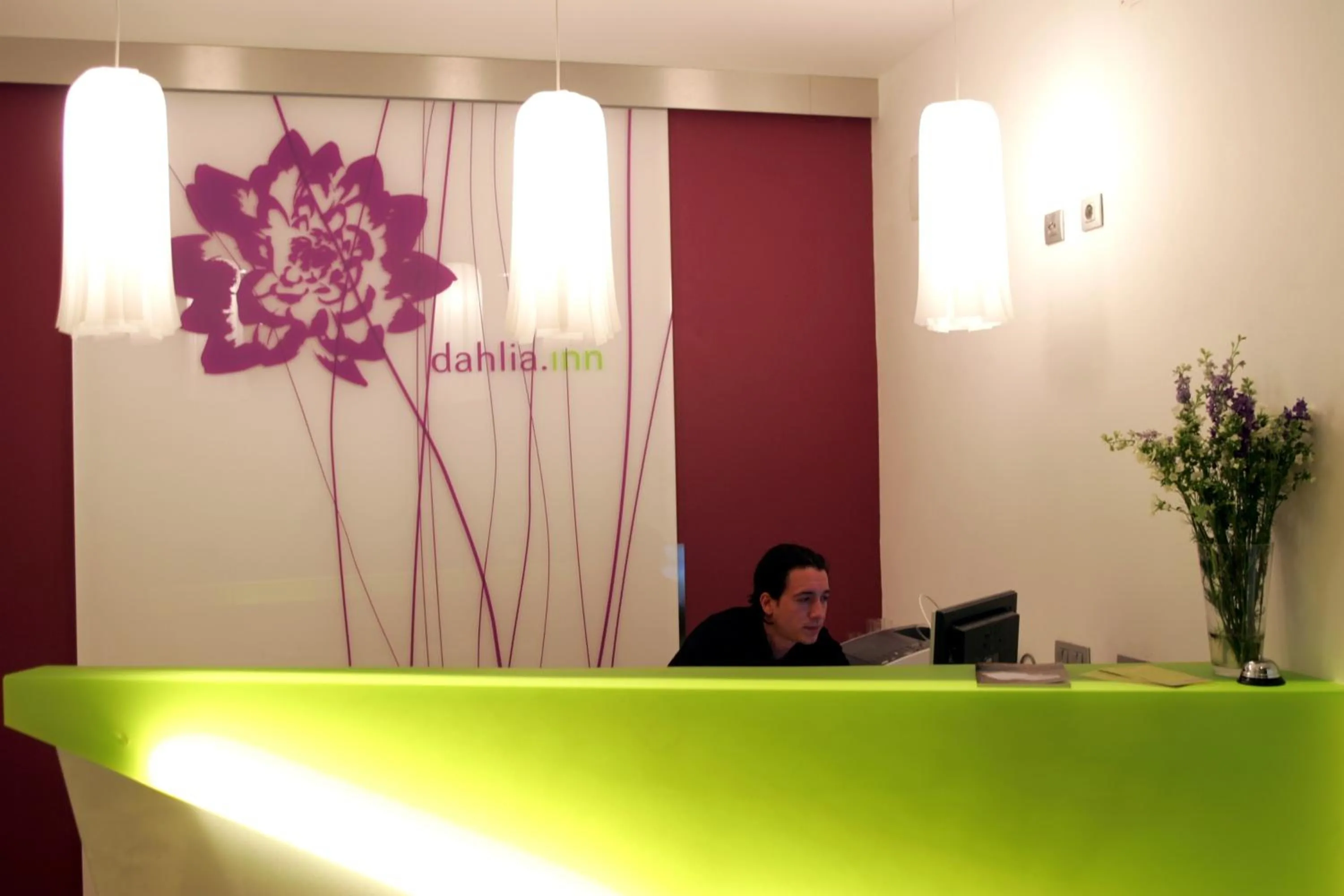Lobby or reception in Dahlia Inn