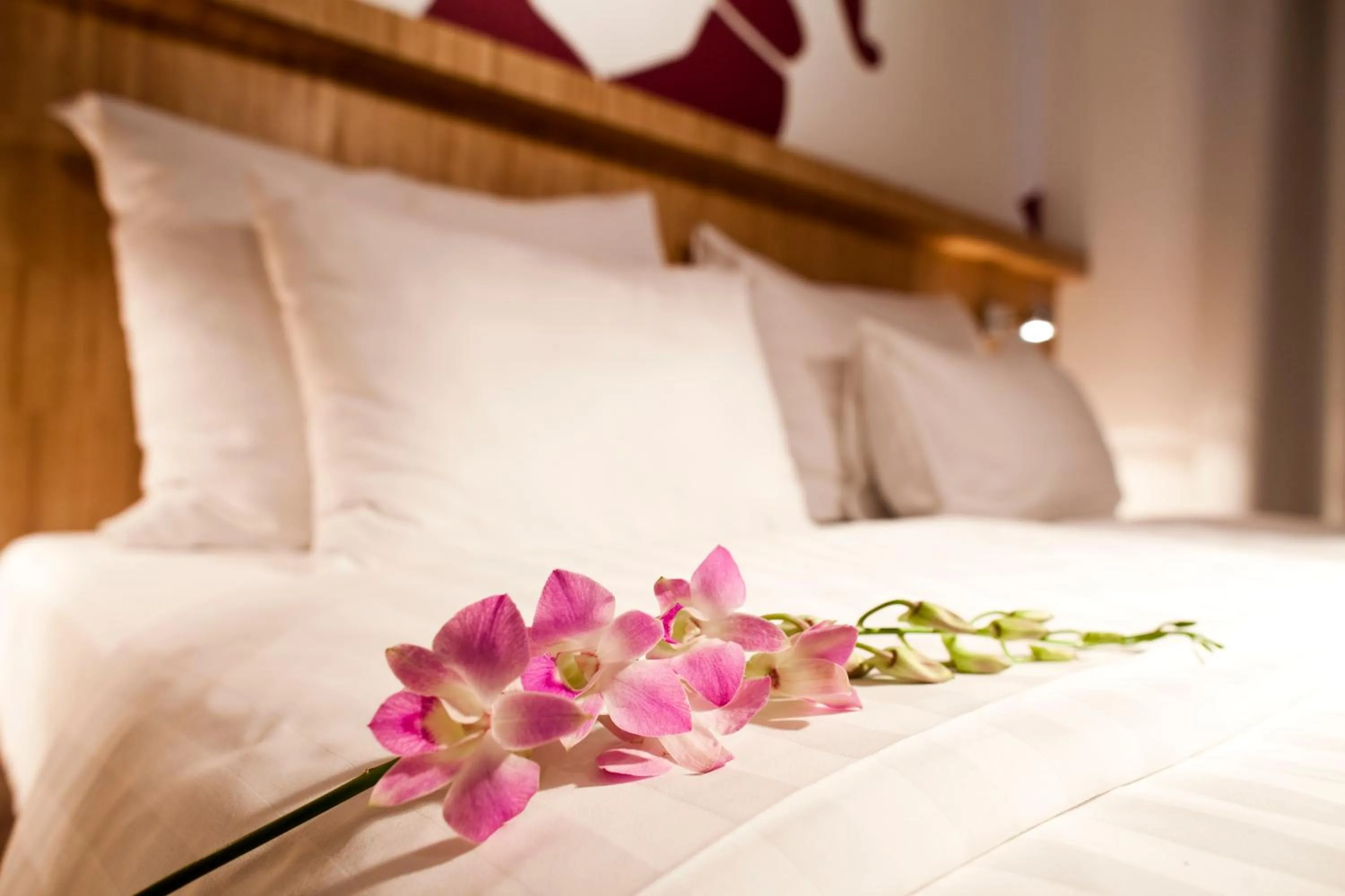 Bed in Dahlia Inn