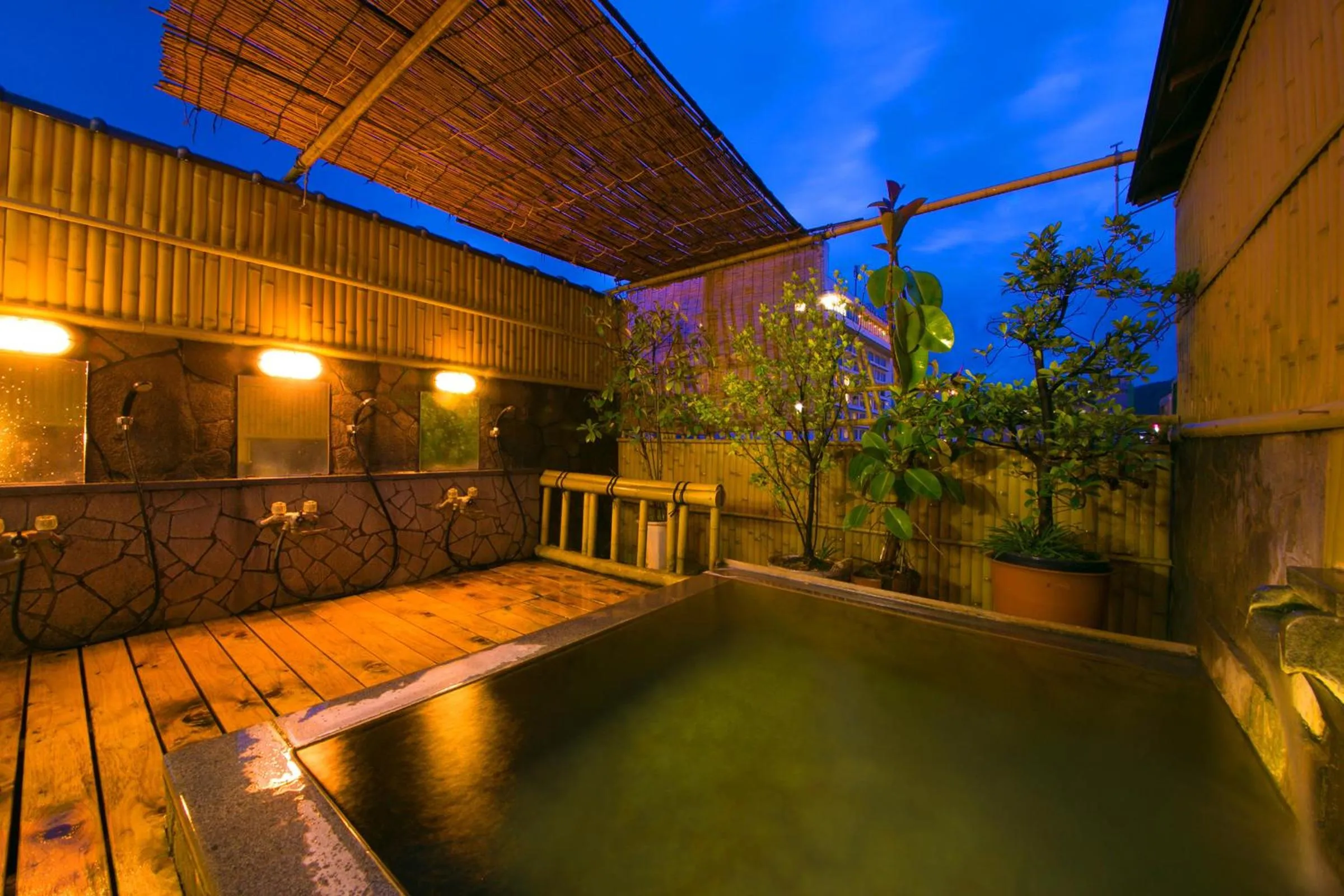 Hot Spring Bath in Hotel Koraku