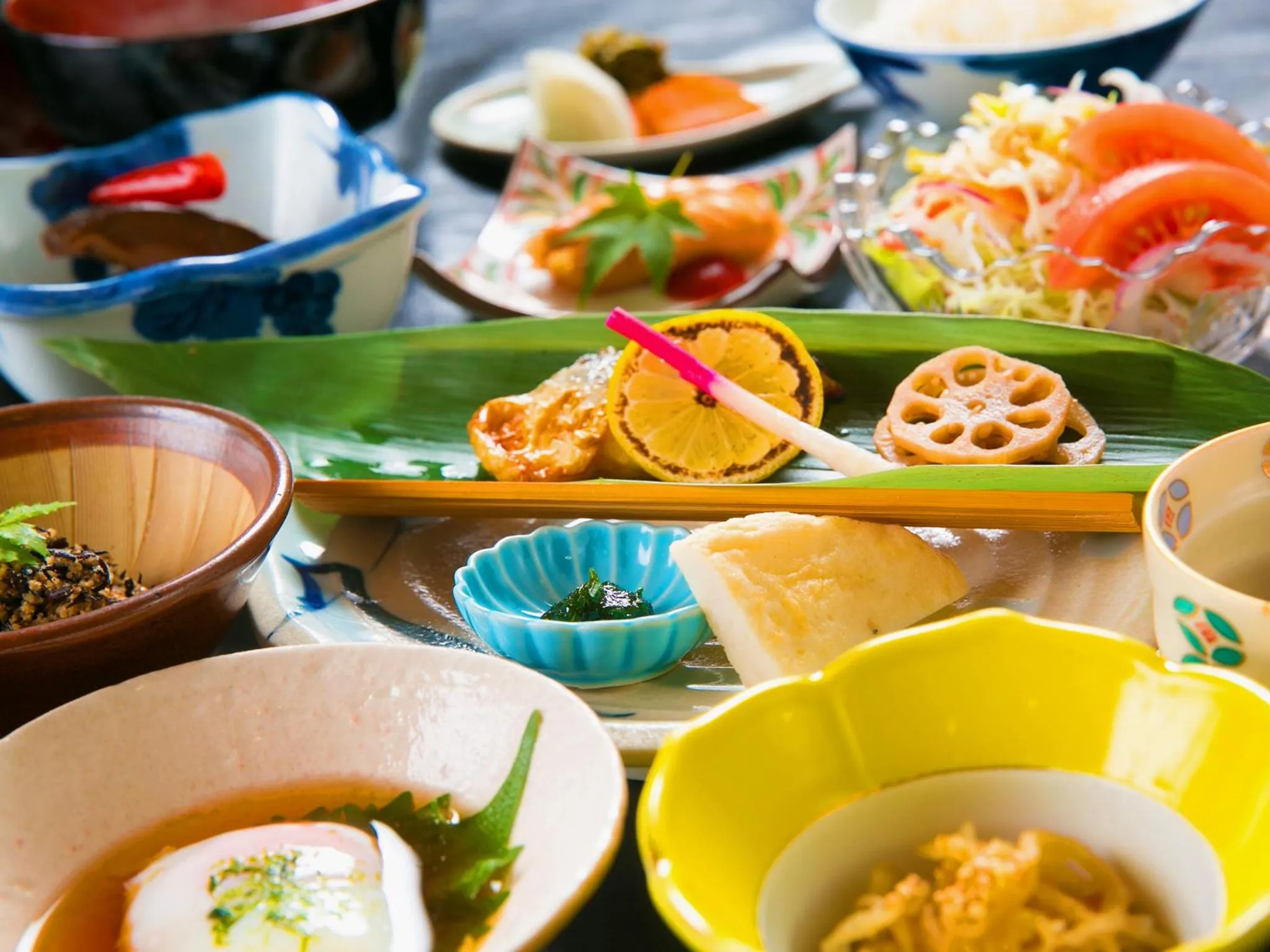 Food close-up in Hotel Koraku