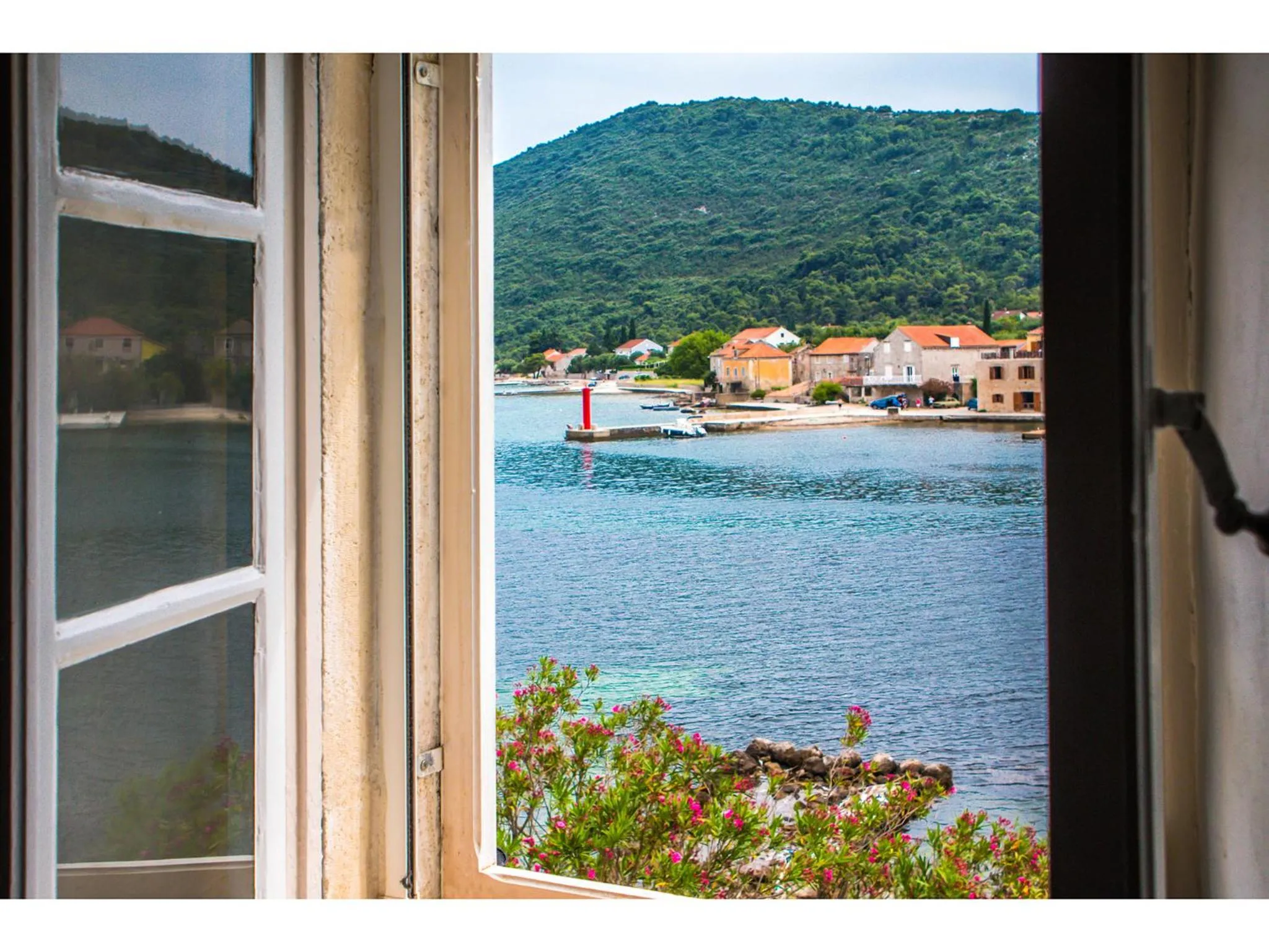 Sea view in Seaside Holiday Home Andrija