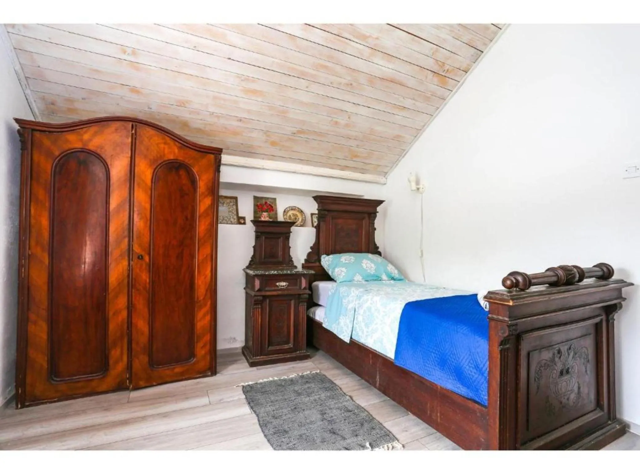Bedroom, Bed in Seaside Holiday Home Andrija