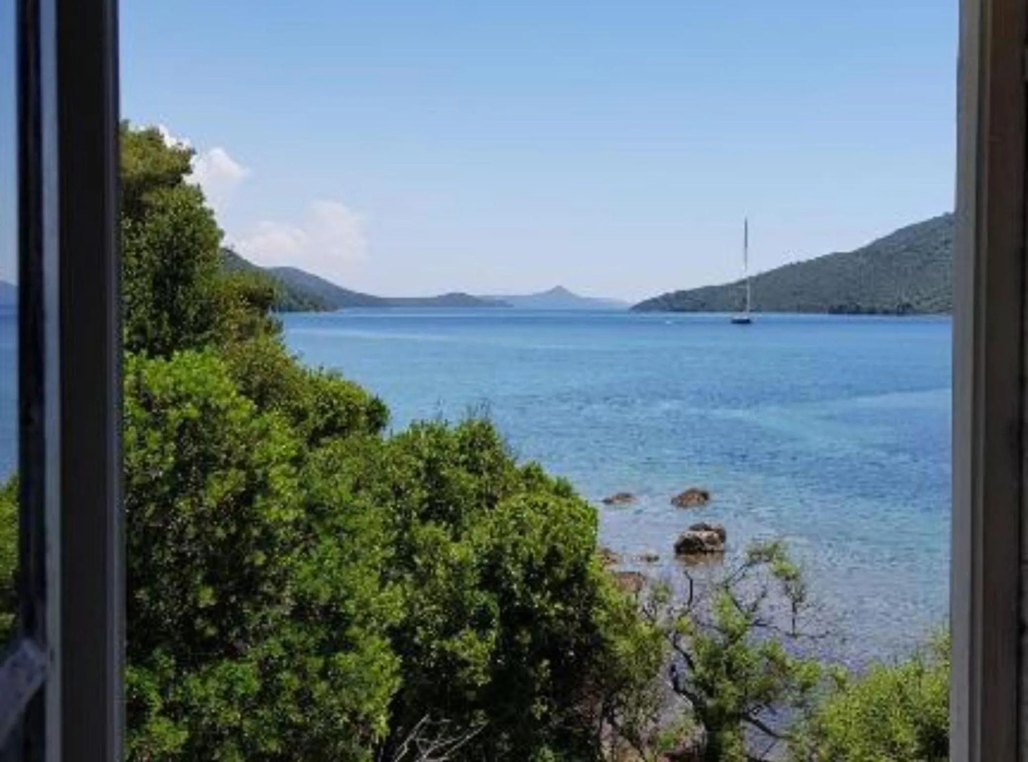 Sea view in Seaside Holiday Home Andrija