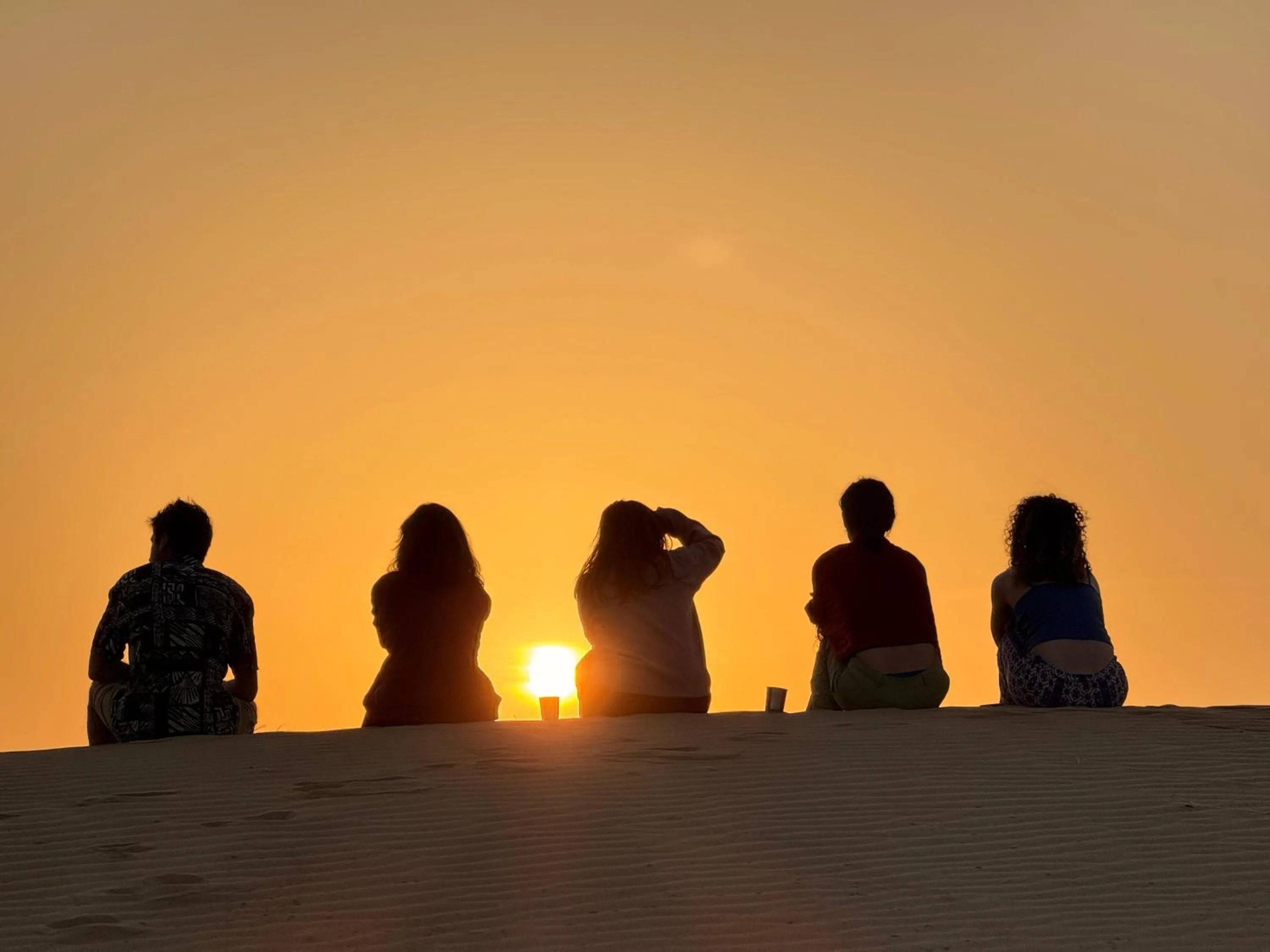 Sunset in Wonbin Safari Jaisalmer
