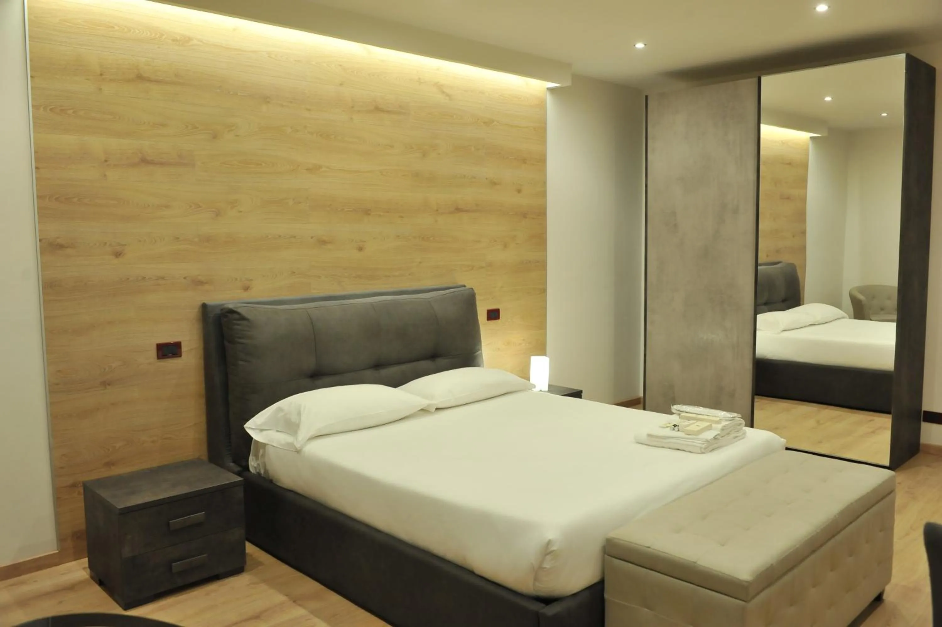 Bed in Hotel Theotokos