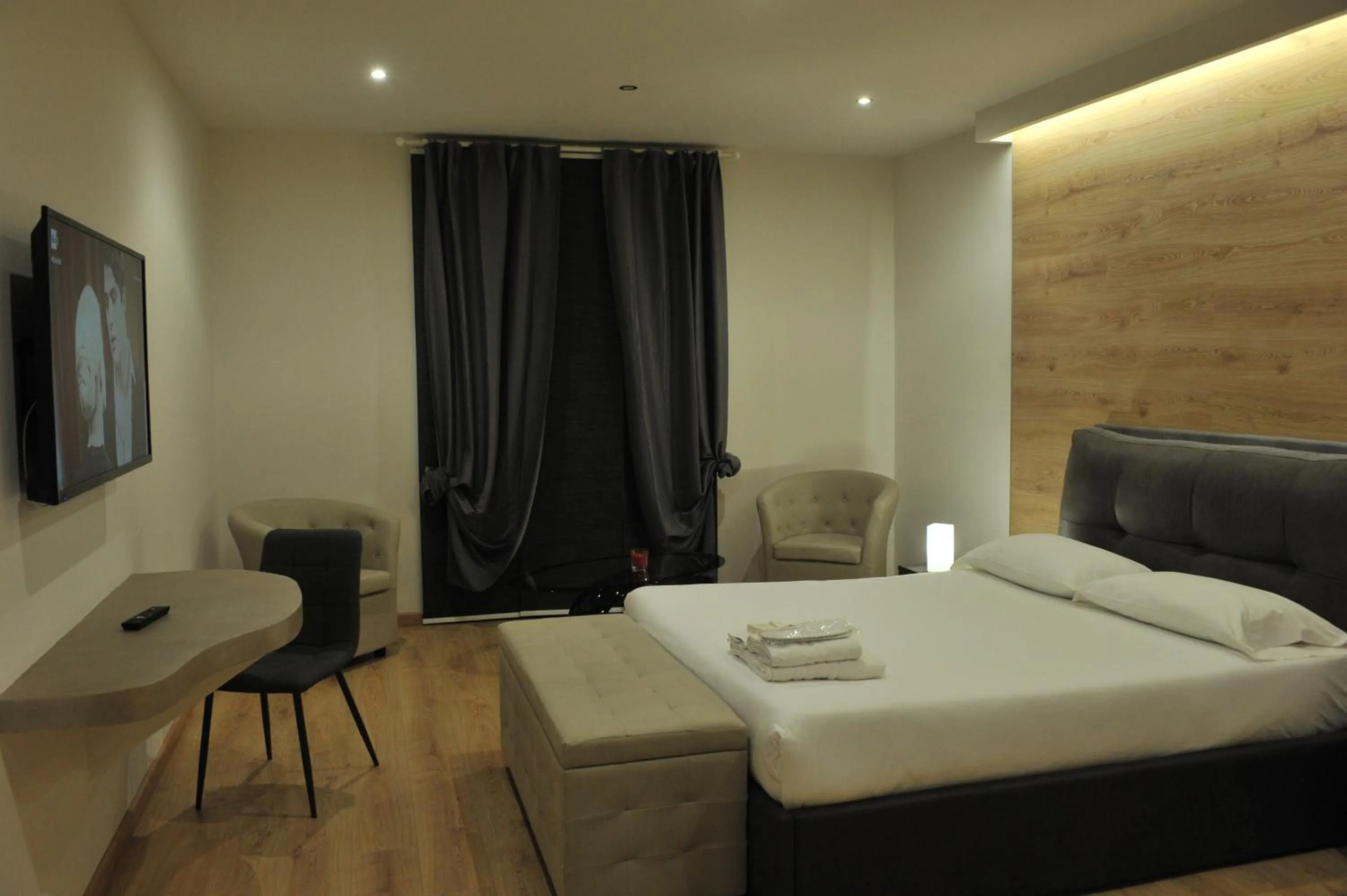 Bed in Hotel Theotokos